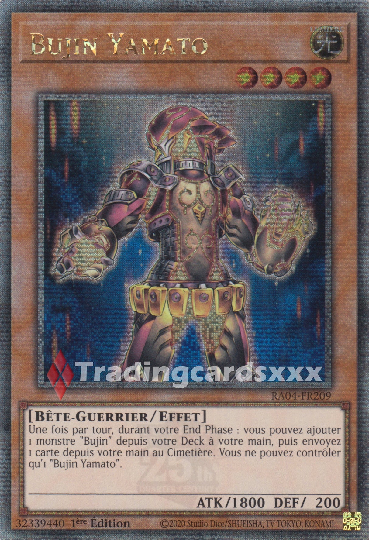 Yu-Gi-Oh! Bujin Yamato : QCSE RA04-FR209