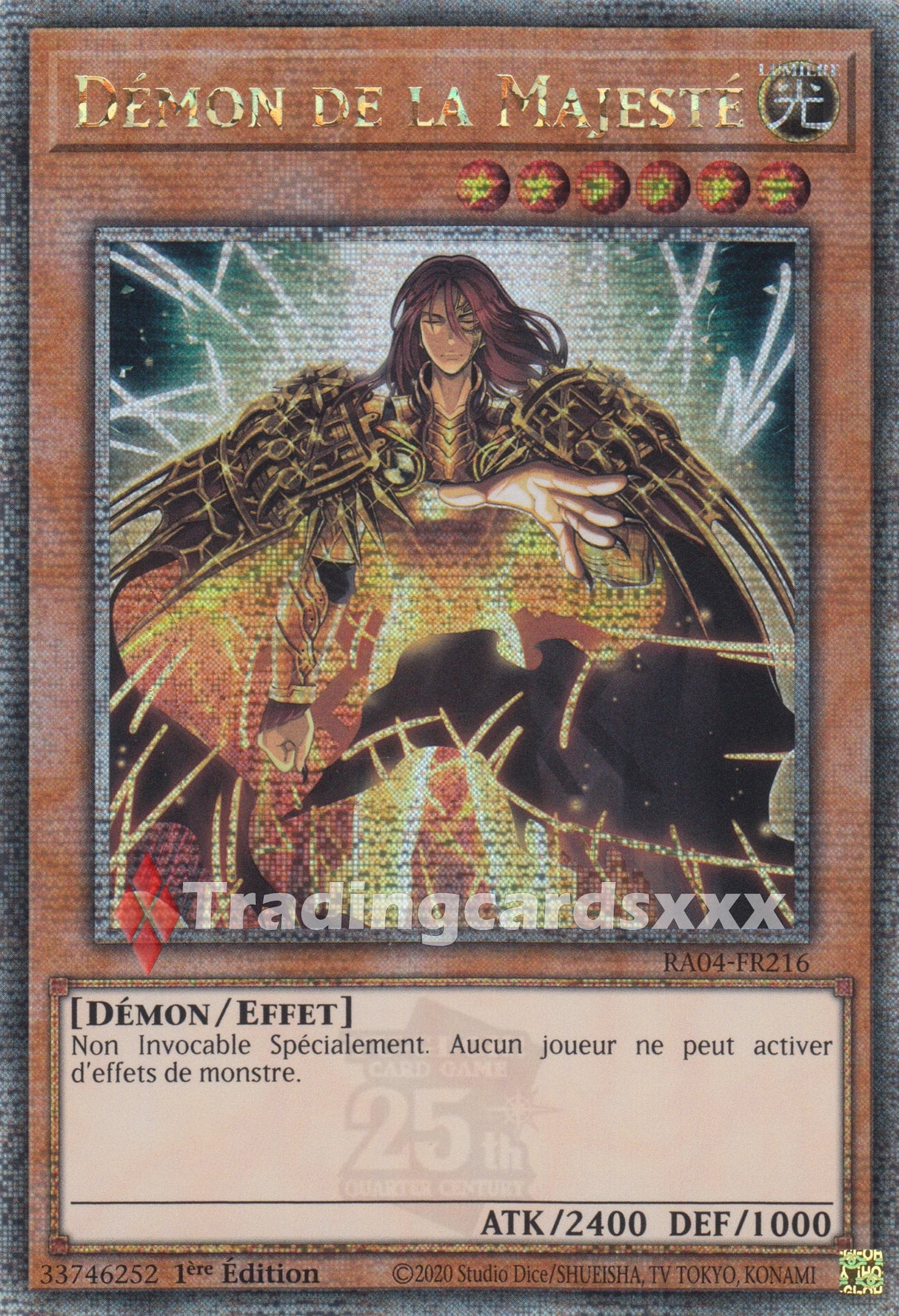 Yu-Gi-Oh! Démon de la Majesté : QCSE RA04-FR216