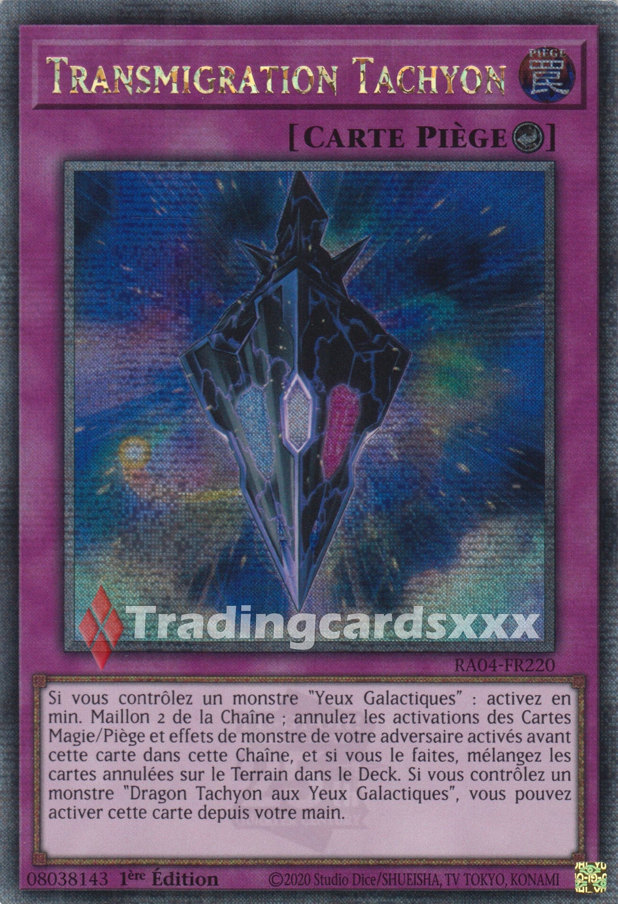Yu-Gi-Oh! Transmigration Tachyon : QCSE RA04-FR220