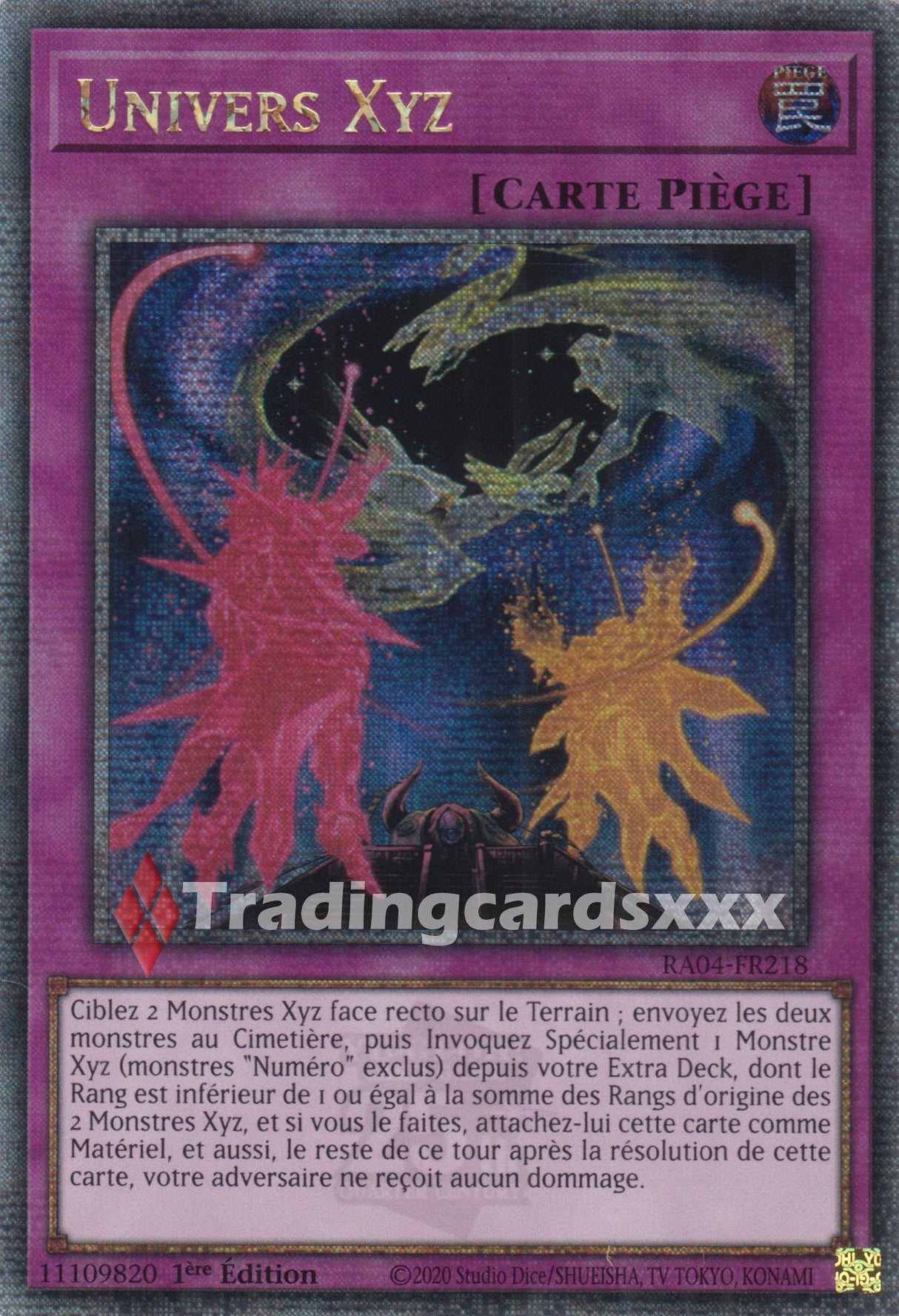 Yu-Gi-Oh! Univers Xyz : QCSE RA04-FR218