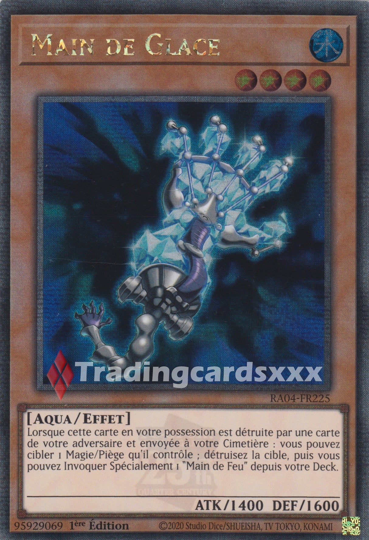 Yu-Gi-Oh! Main de Glace : QCSE RA04-FR225