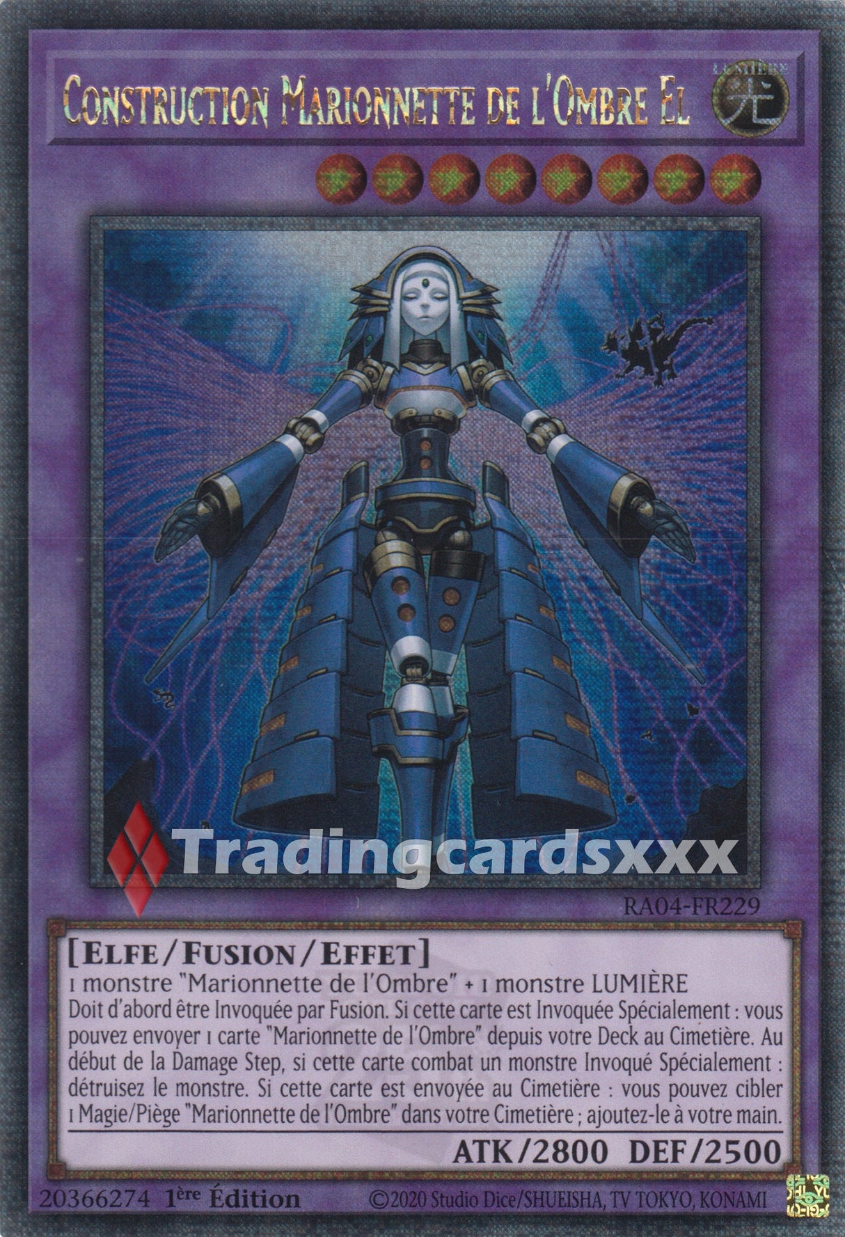 Yu-Gi-Oh! Construction Marionnette de l'Ombre El - V.1 : QCSE RA04-FR229