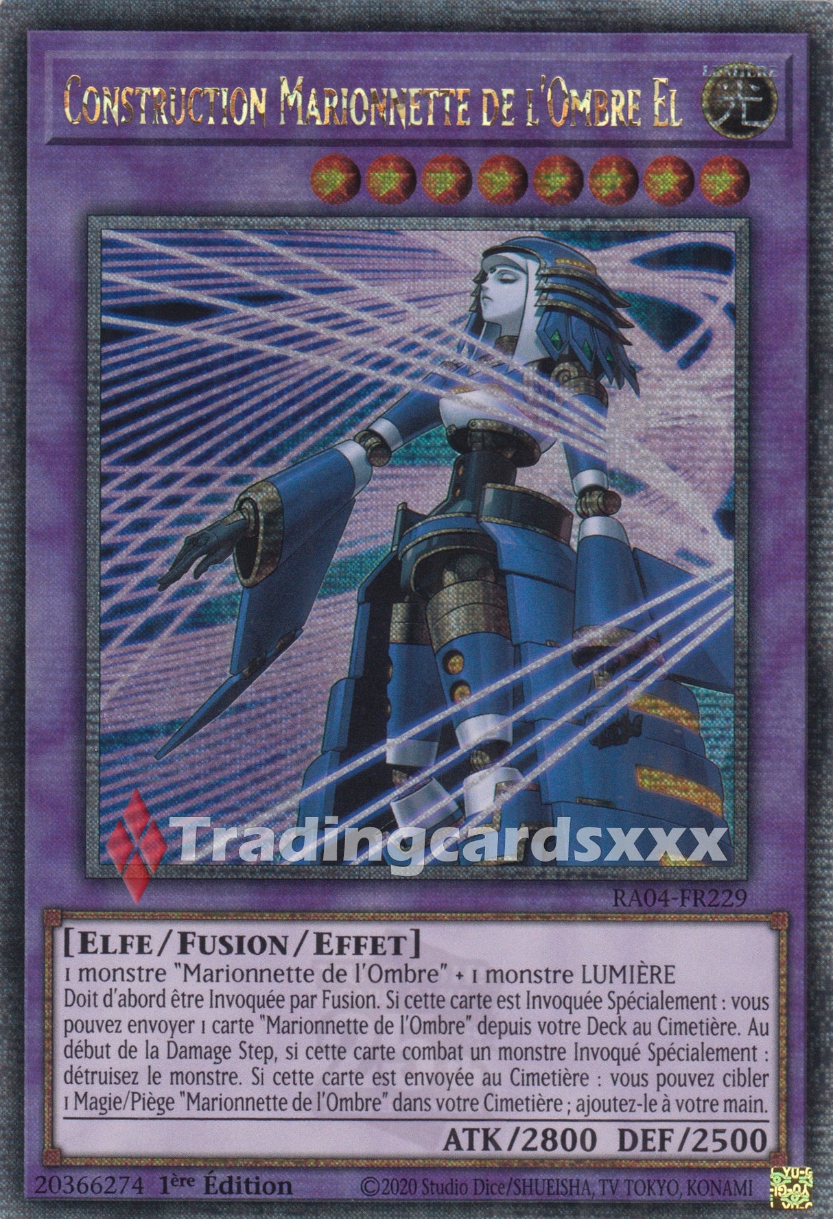 Yu-Gi-Oh! Construction Marionnette de l'Ombre El - V.2 : QCSE RA04-FR229