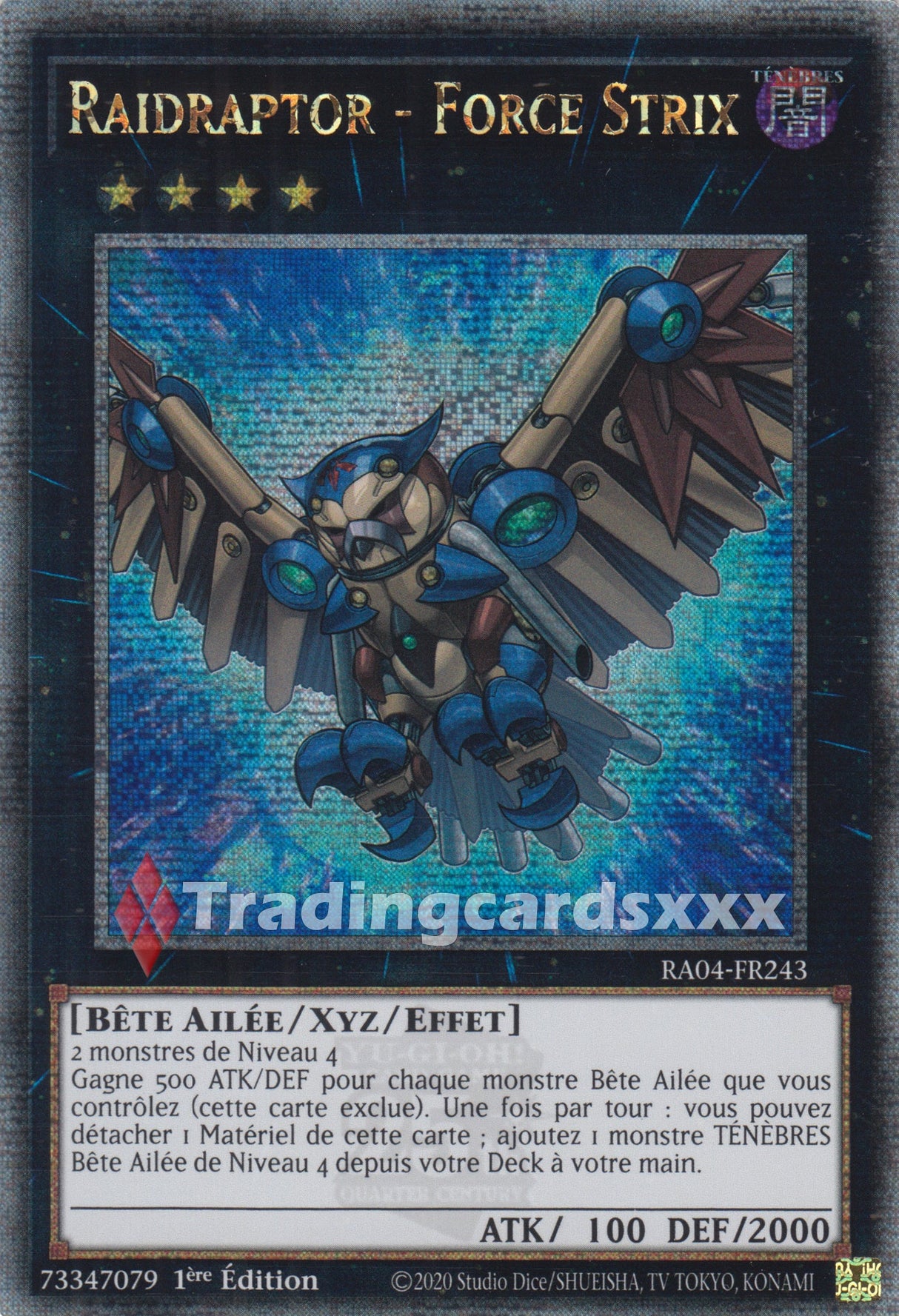 Yu-Gi-Oh! Raidraptor - Force Strix : QCSE RA04-FR243