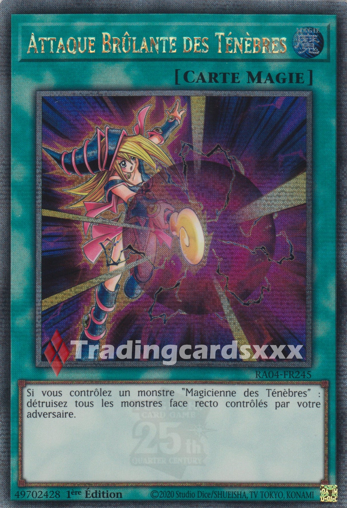 Yu-Gi-Oh! Attaque Brûlante des Ténèbres : QCSE RA04-FR245