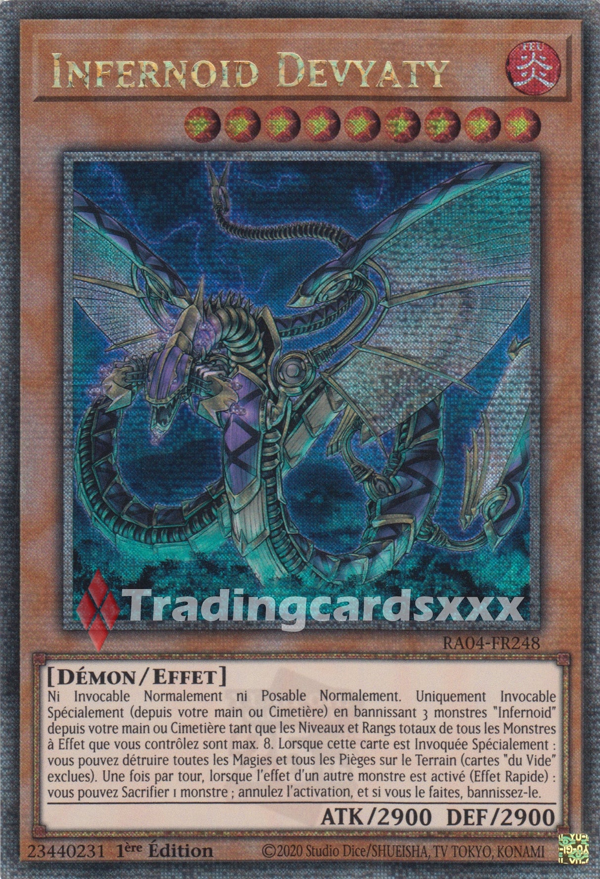 Yu-Gi-Oh! Infernoid Devyaty : QCSE RA04-FR248