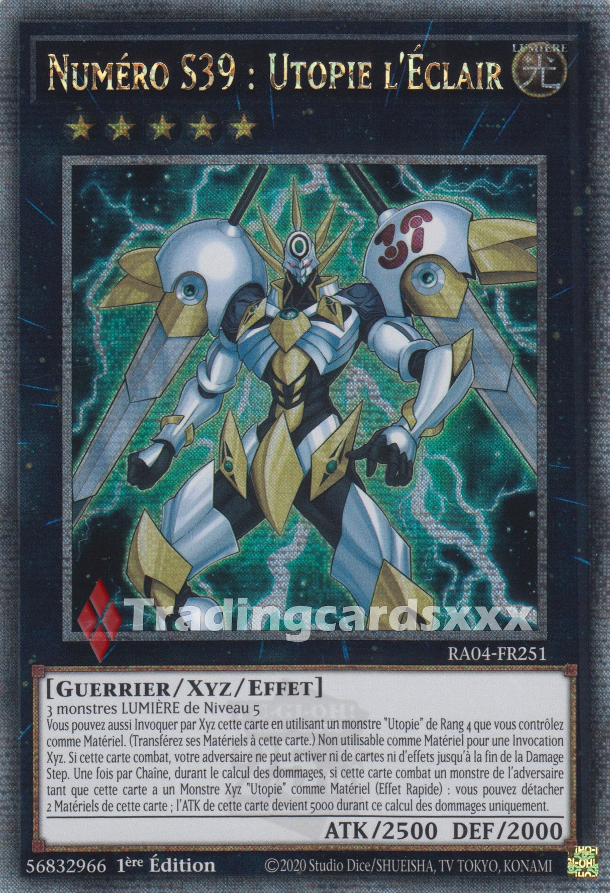 Yu-Gi-Oh! Numéro S39 : Utopie l'Éclair : QCSE RA04-FR251