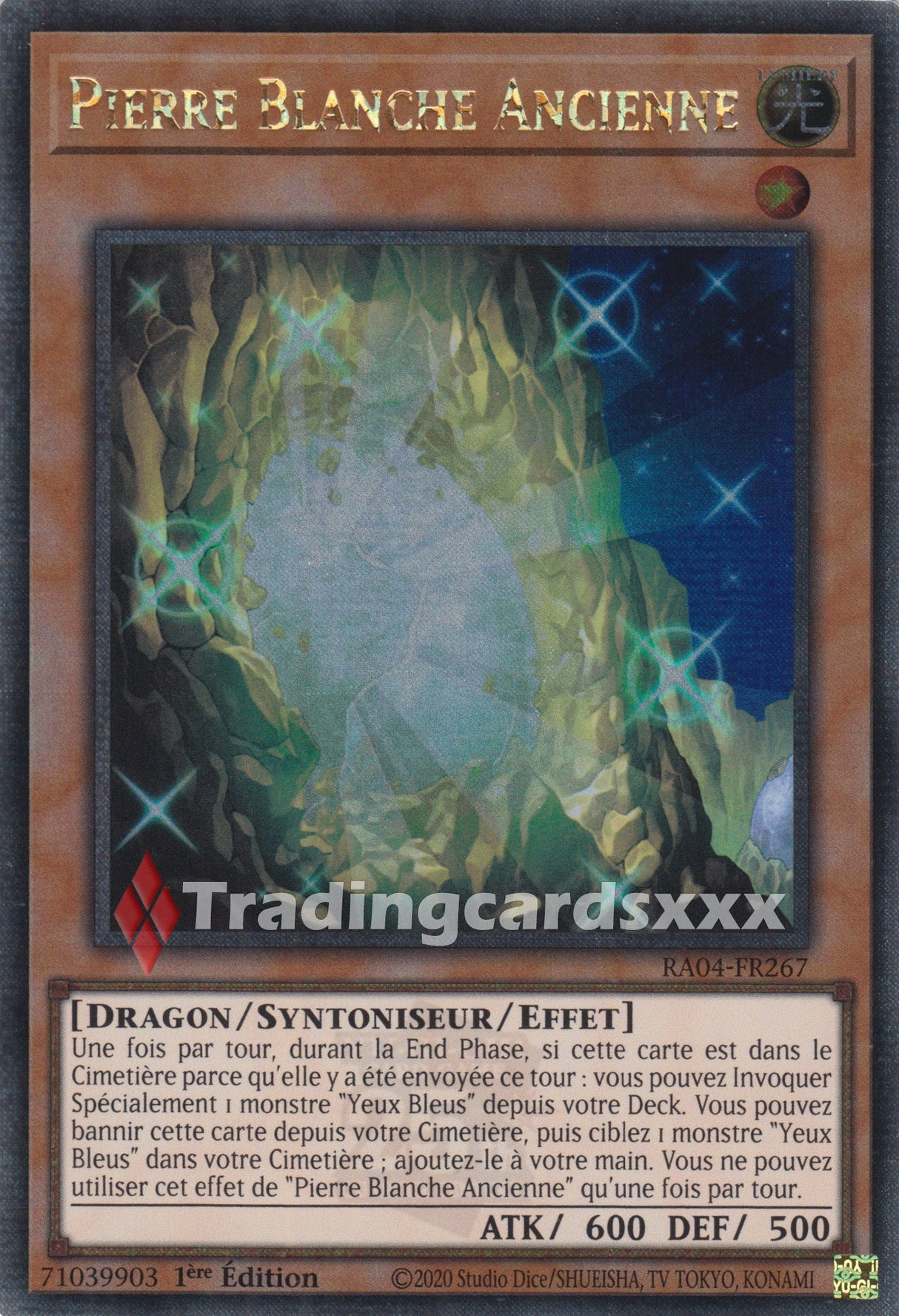 Yu-Gi-Oh! Pierre Blanche Ancienne : QCSE RA04-FR267