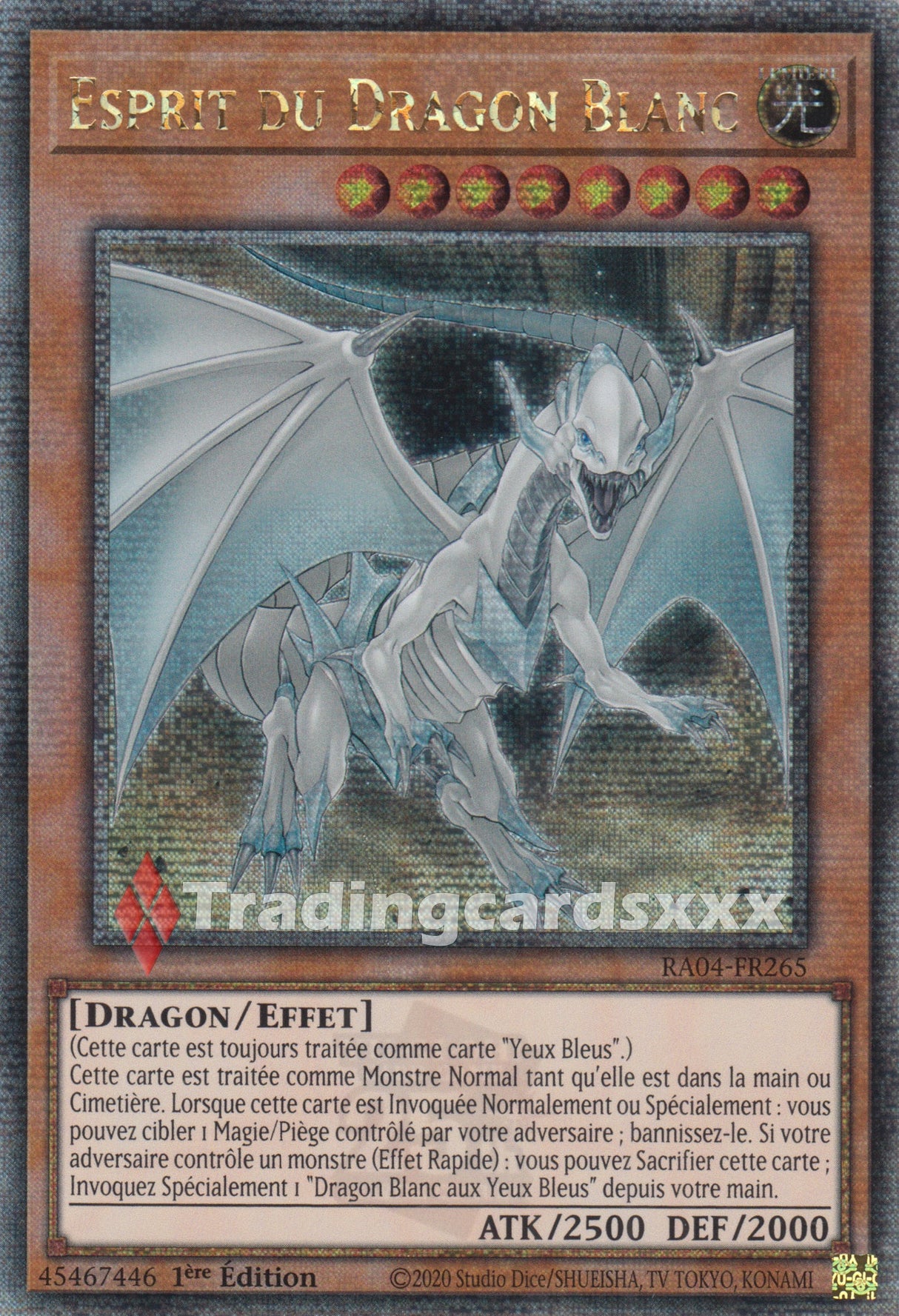 Yu-Gi-Oh! Esprit du Dragon Blanc : QCSE RA04-FR265