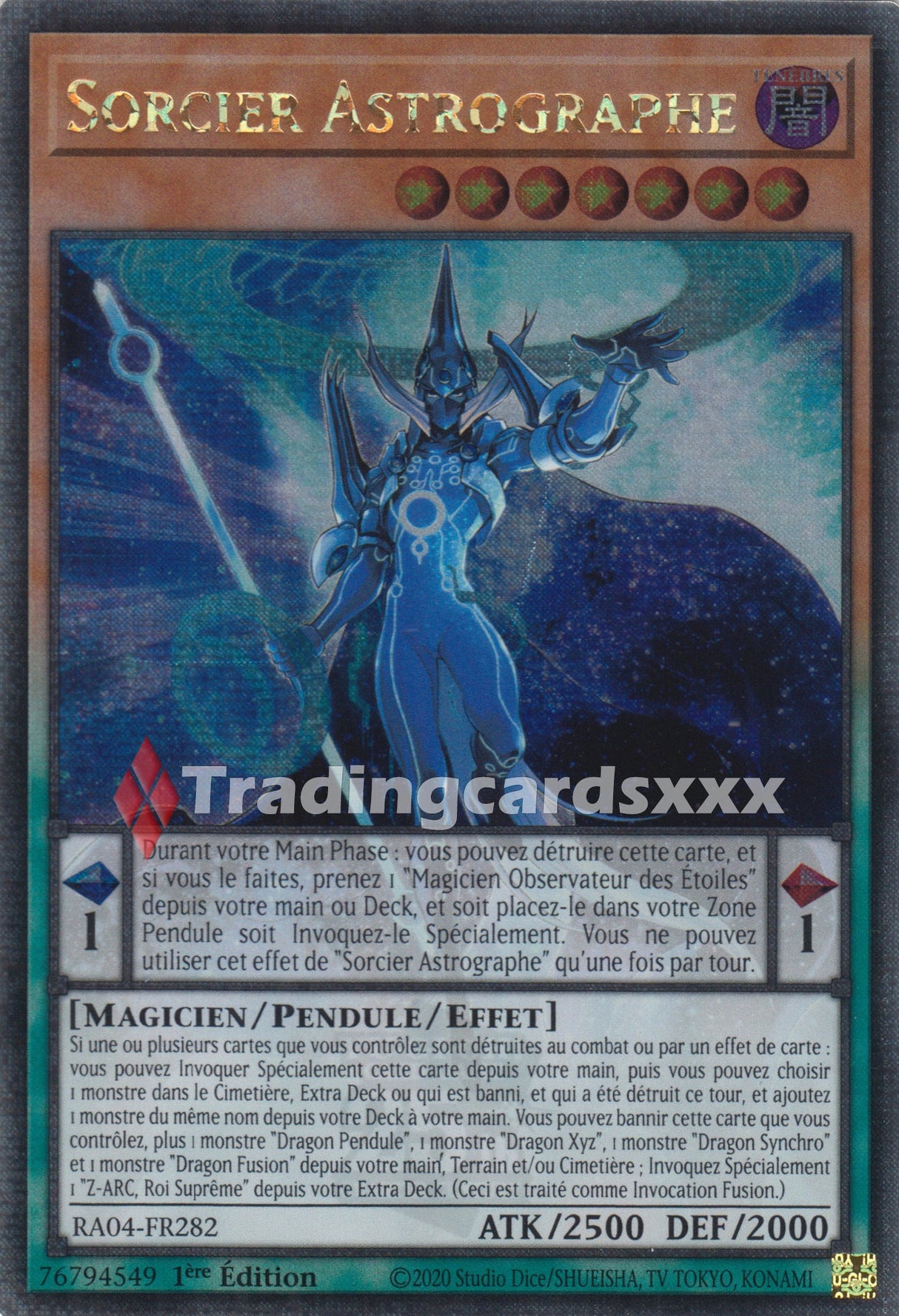 Yu-Gi-Oh! Sorcier Astrographe : QCSE RA04-FR282