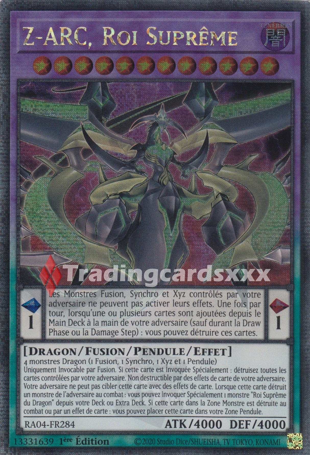 Yu-Gi-Oh! Z-ARC, Roi Suprême : QCSE RA04-FR284