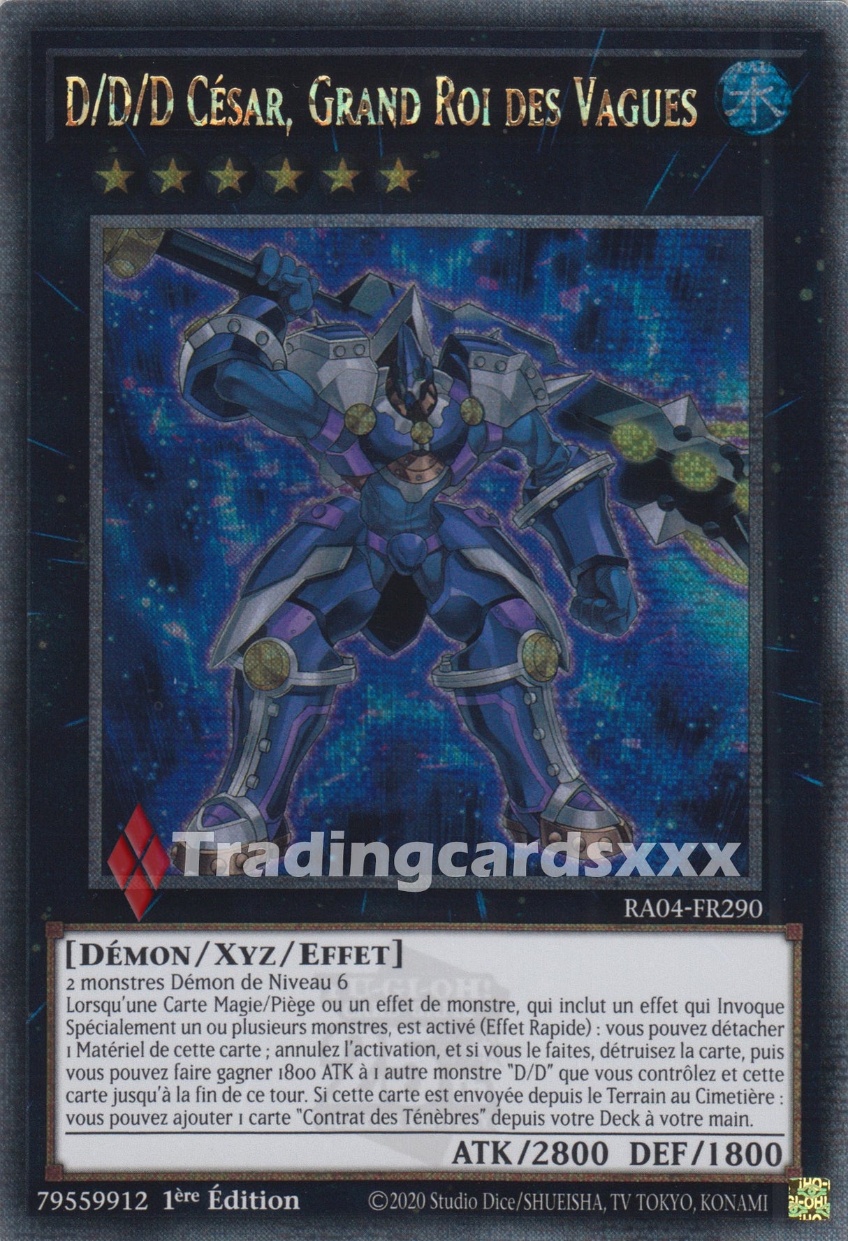Yu-Gi-Oh! D/D/D César, Grand Roi des Vagues : QCSE RA04-FR290
