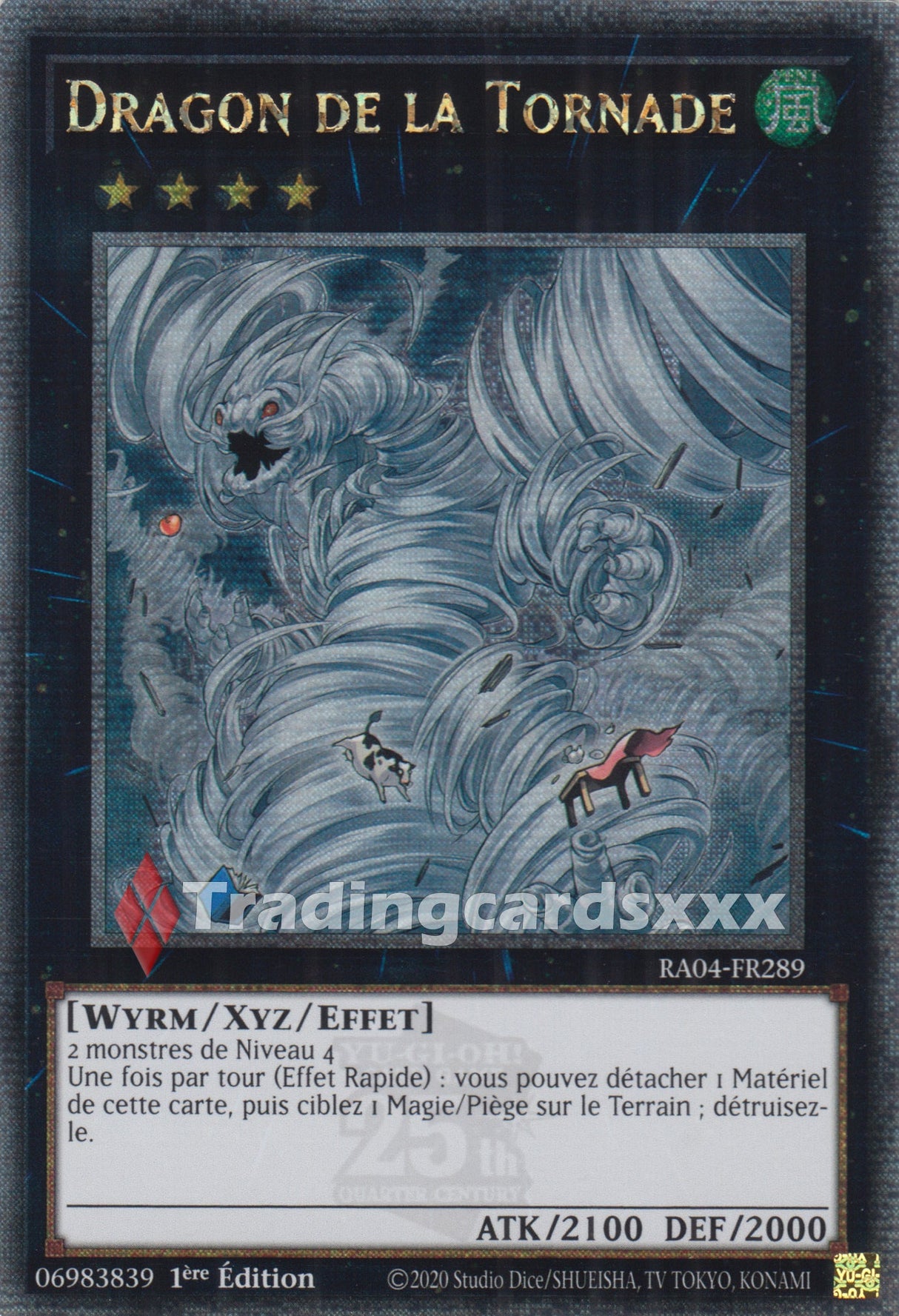 Yu-Gi-Oh! Dragon de la Tornade : QCSE RA04-FR289