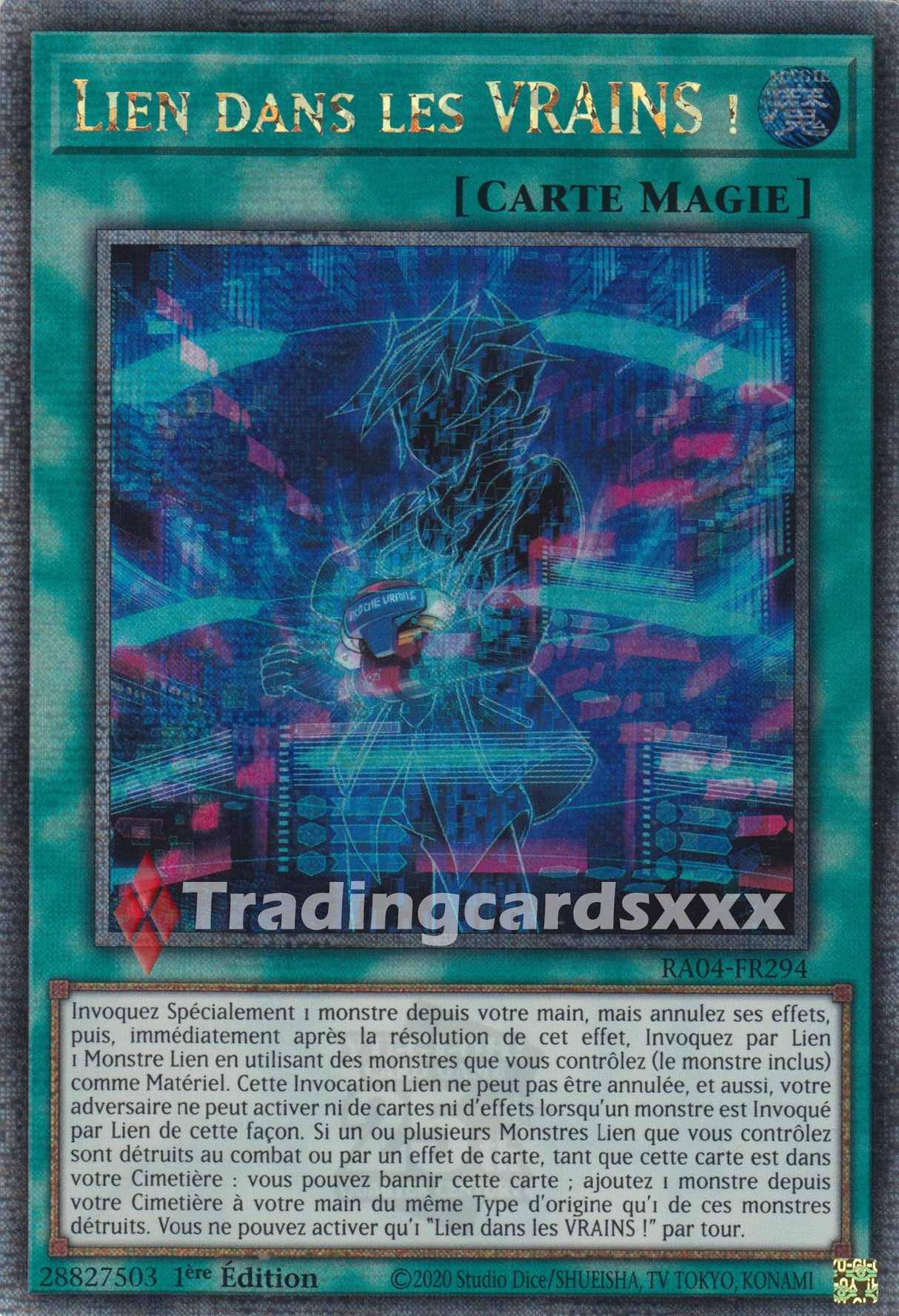 Yu-Gi-Oh! Lien dans les VRAINS ! : QCSE RA04-FR294