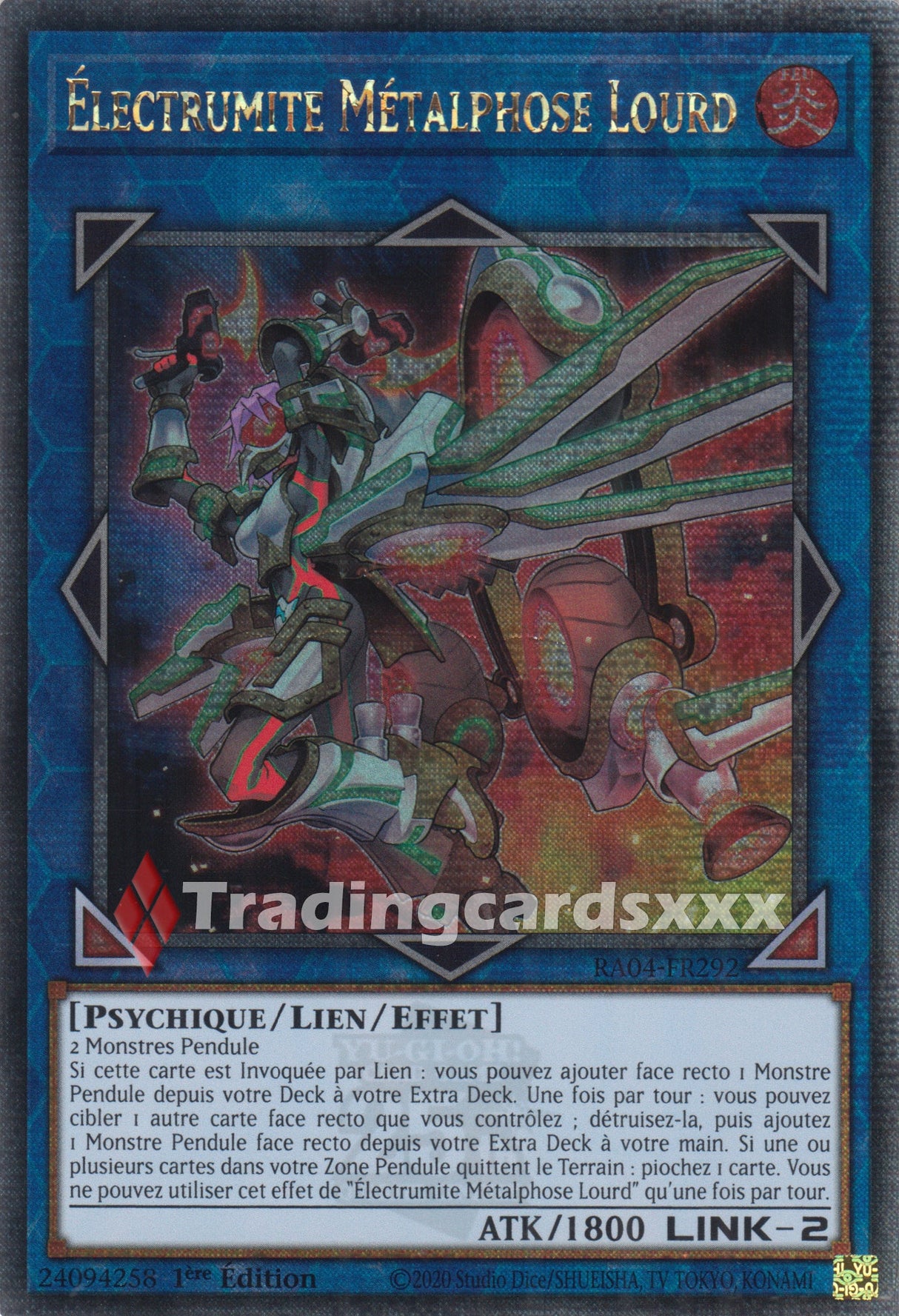Yu-Gi-Oh! Électrumite Métalphose Lourd : QCSE RA04-FR292