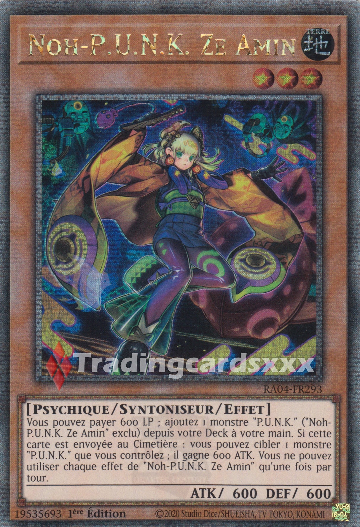 Yu-Gi-Oh! Noh-P.U.N.K. Ze Amin : QCSE RA04-FR293