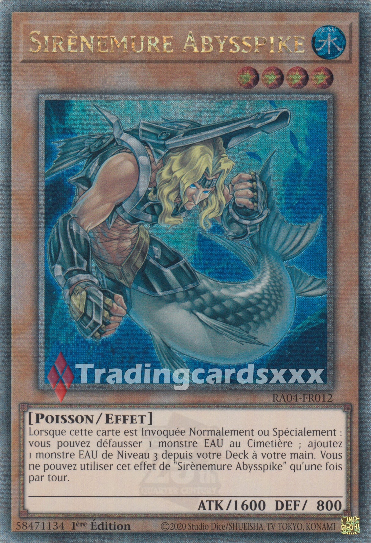 Yu-Gi-Oh! Sirènemure Abysspike : RA04-FR012