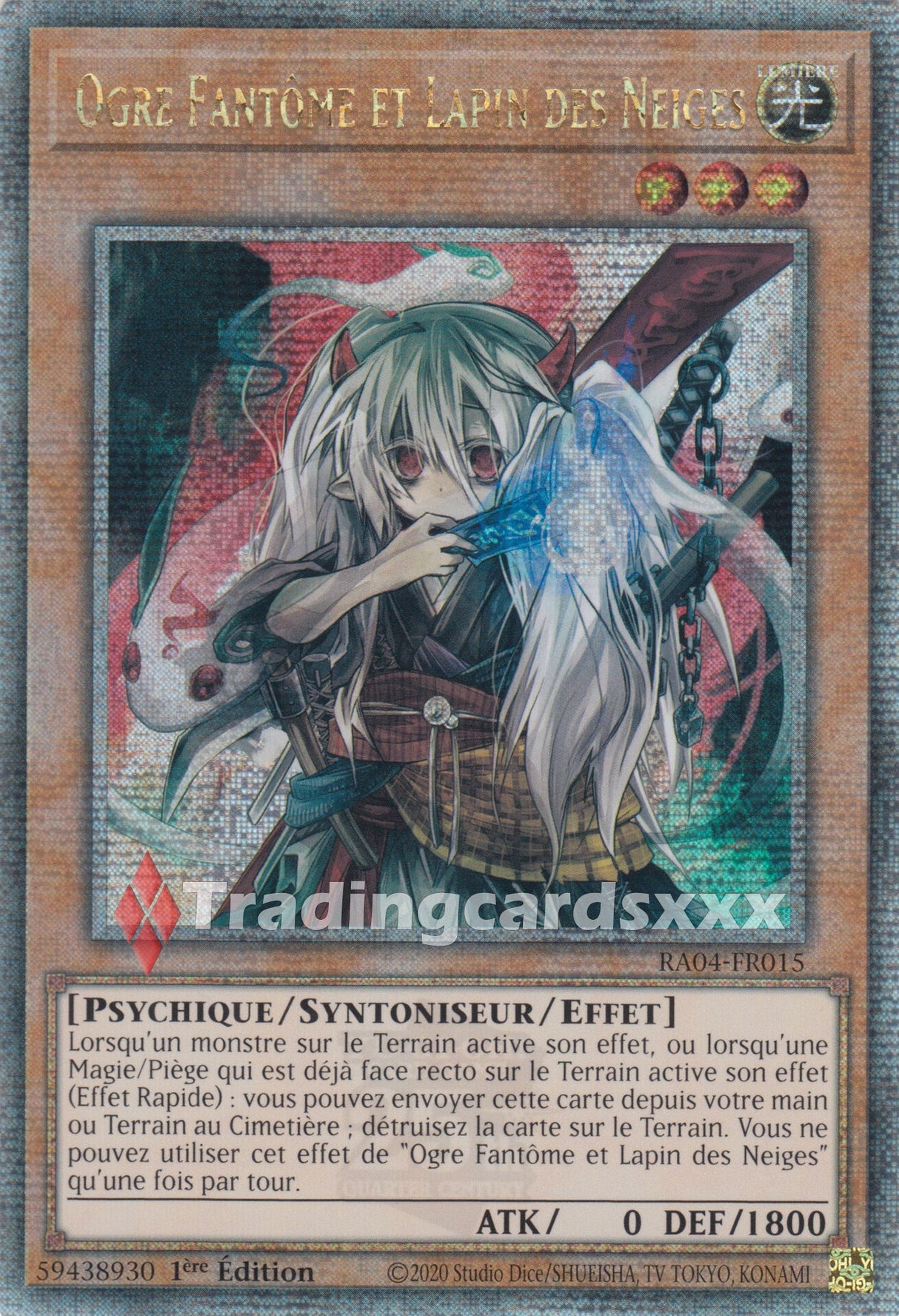 Yu-Gi-Oh! Ogre Fantôme et Lapin des Neiges : RA04-FR015