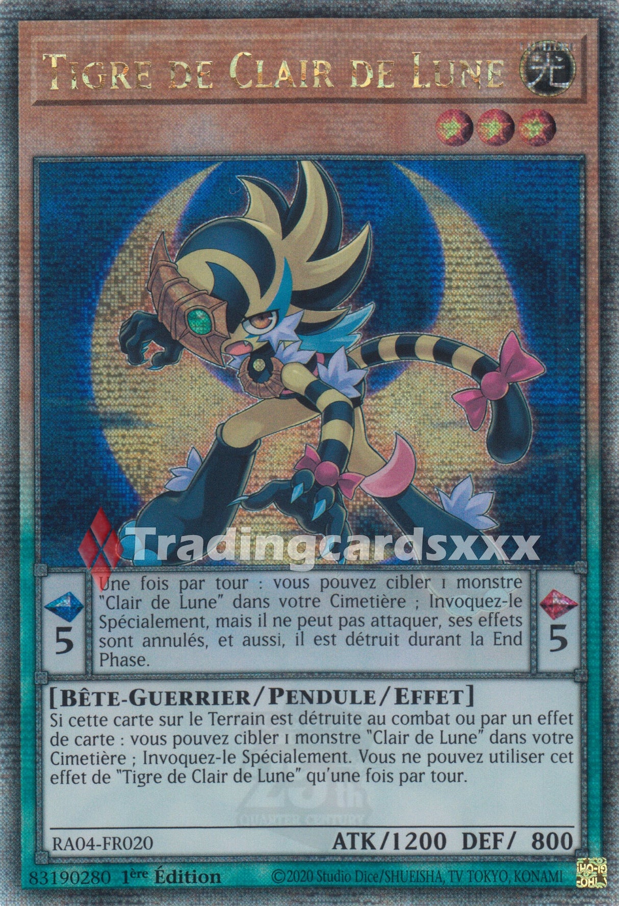 Yu-Gi-Oh! Tigre de Clair de Lune : RA04-FR020