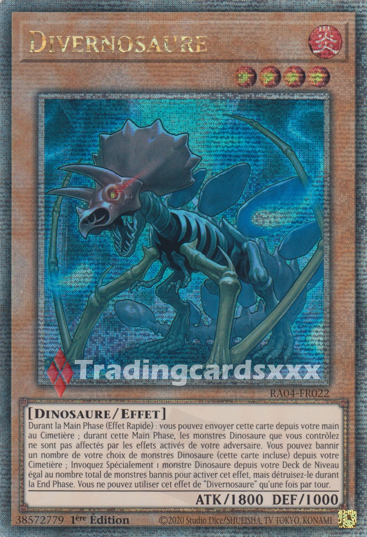 Yu-Gi-Oh! Divernosaure : RA04-FR022