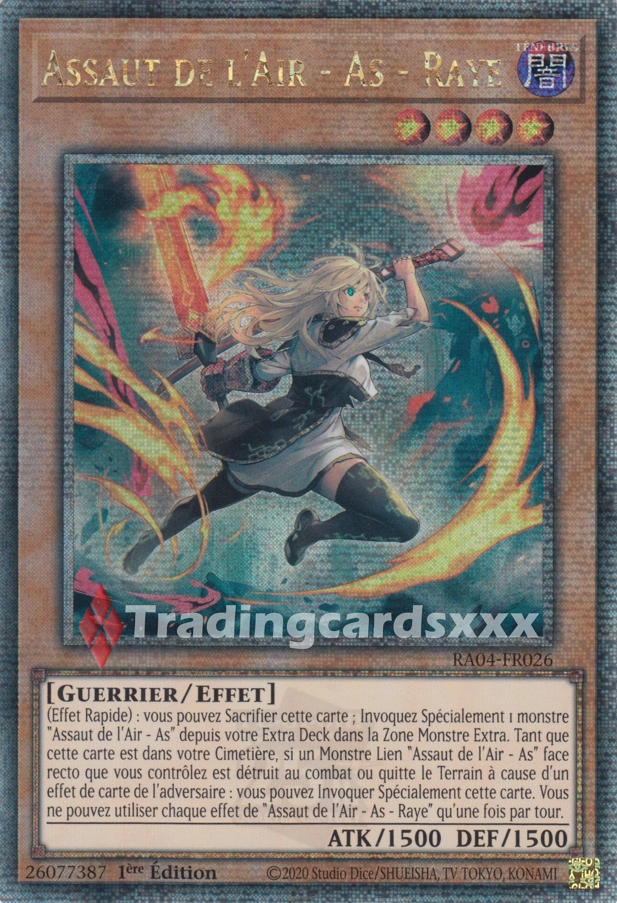 Yu-Gi-Oh! Assaut de l'Air - As - Raye - V.2 : RA04-FR026 - QCSE