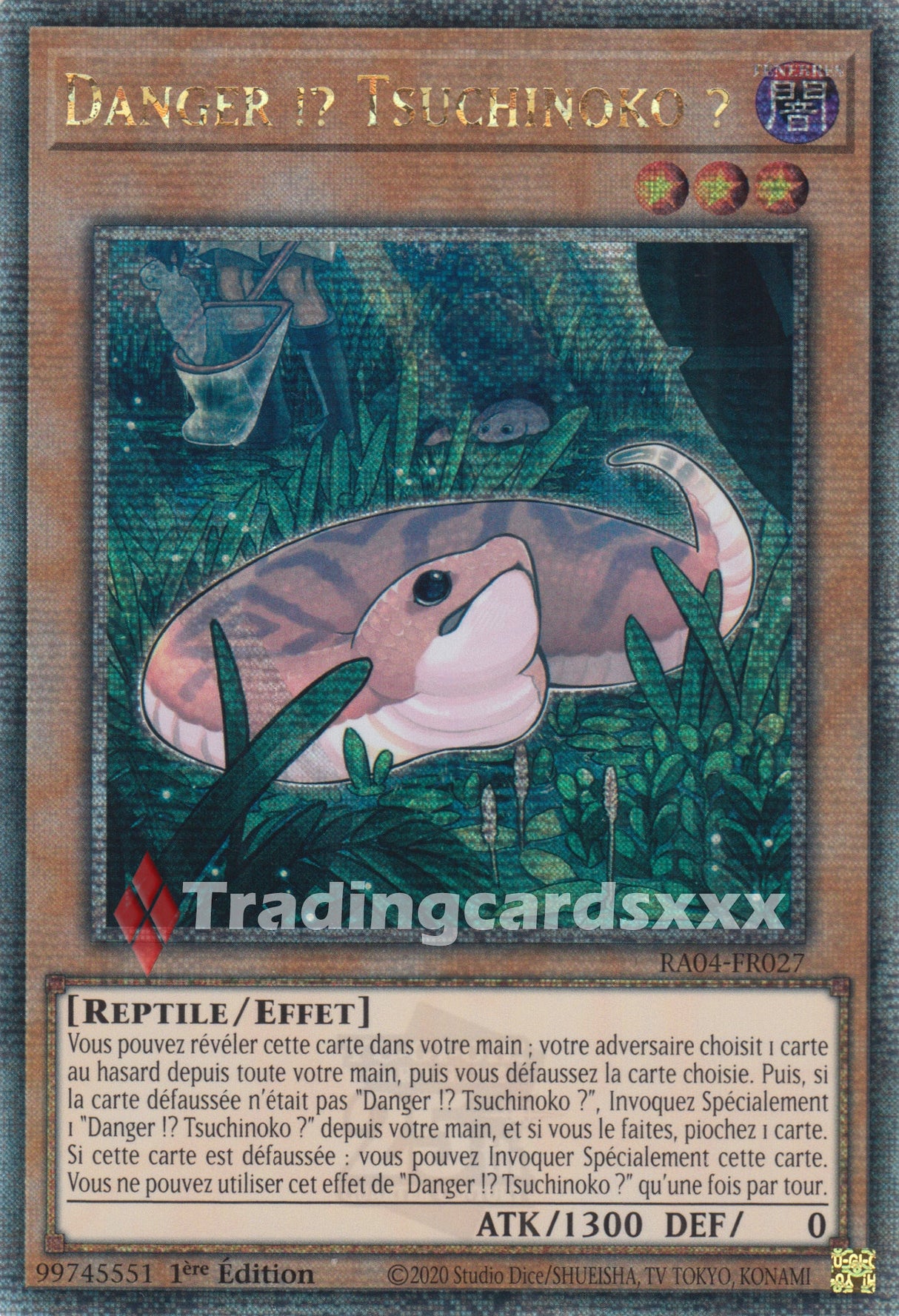 Yu-Gi-Oh! Danger !? Tsuchinoko ? : RA04-FR027