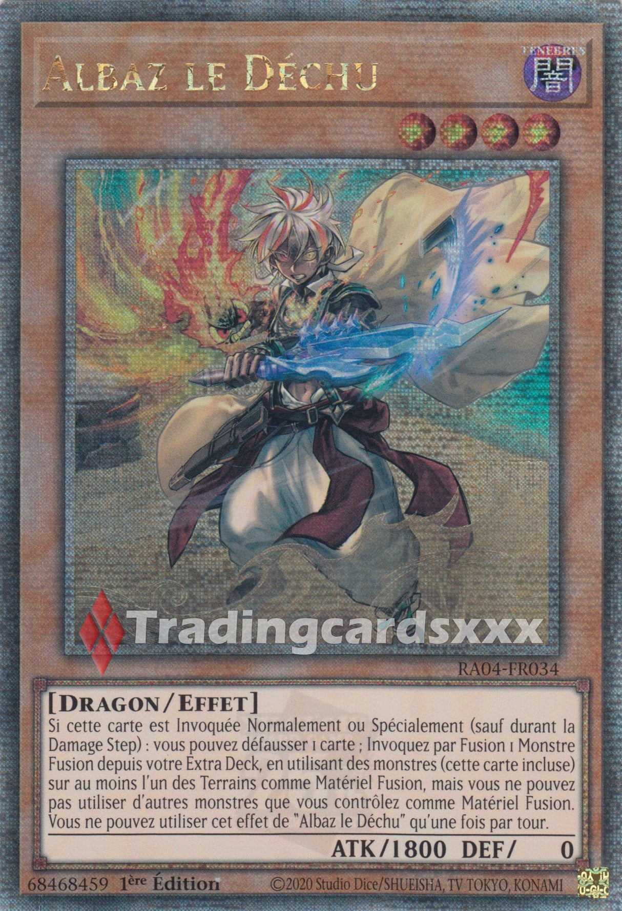 Yu-Gi-Oh! Albaz le Déchu : RA04-FR034 - QCSE
