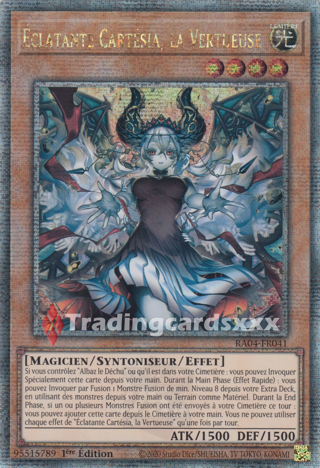 Yu-Gi-Oh! Éclatante Cartésia, la Vertueuse : RA04-FR041 - QCSE