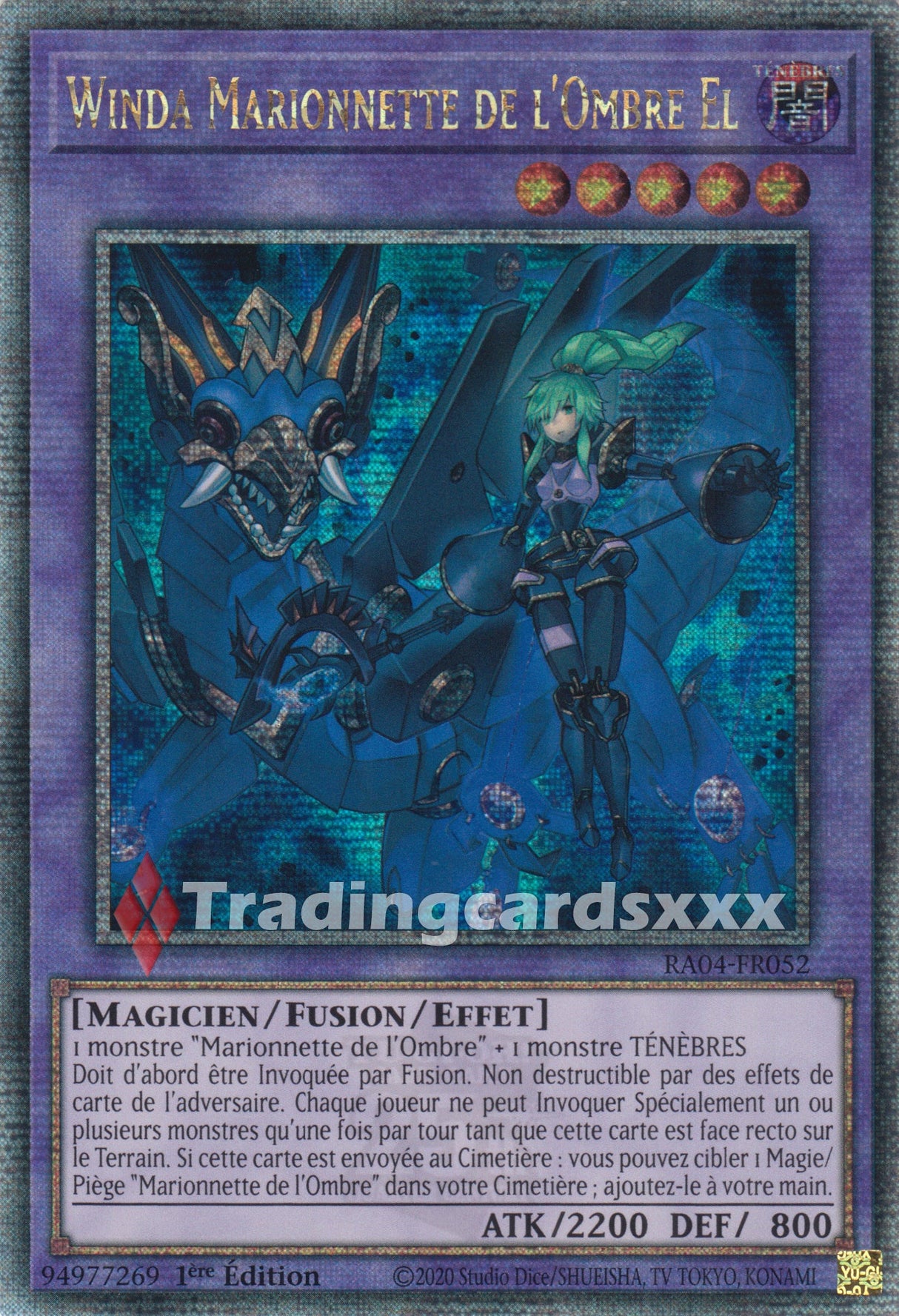 Yu-Gi-Oh! Winda Marionnette de l'Ombre El - V.2 : RA04-FR052 - QCSE