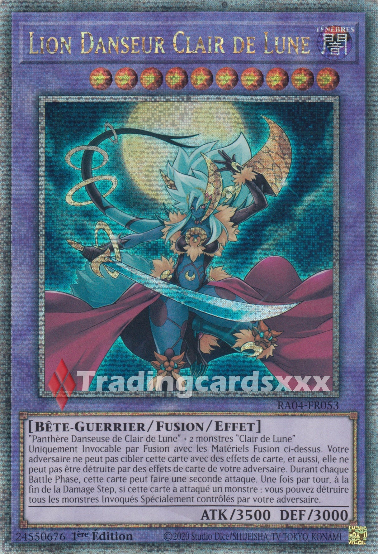 Yu-Gi-Oh! Lion Danseur Clair de Lune : RA04-FR053