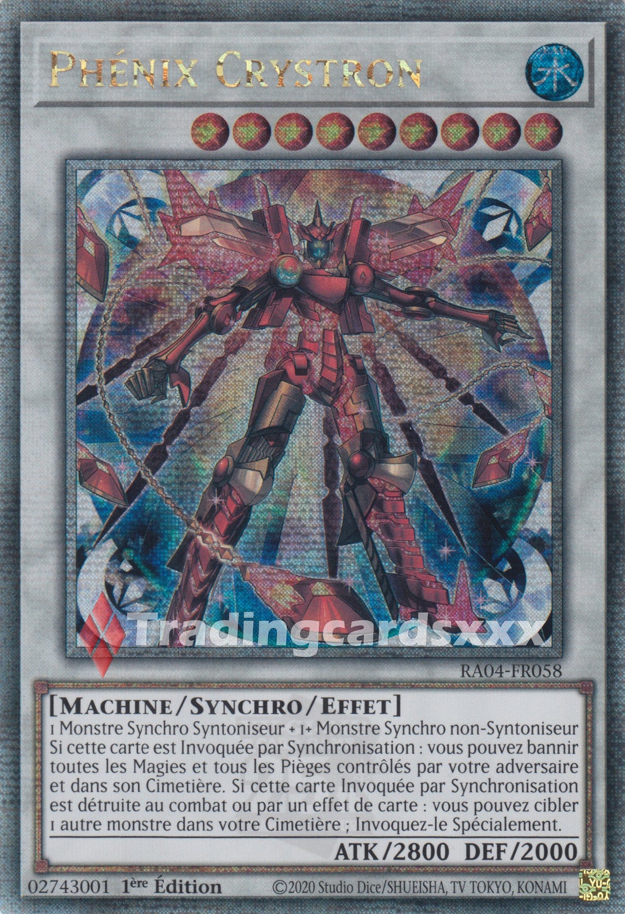 Yu-Gi-Oh! Phénix Crystron : RA04-FR058