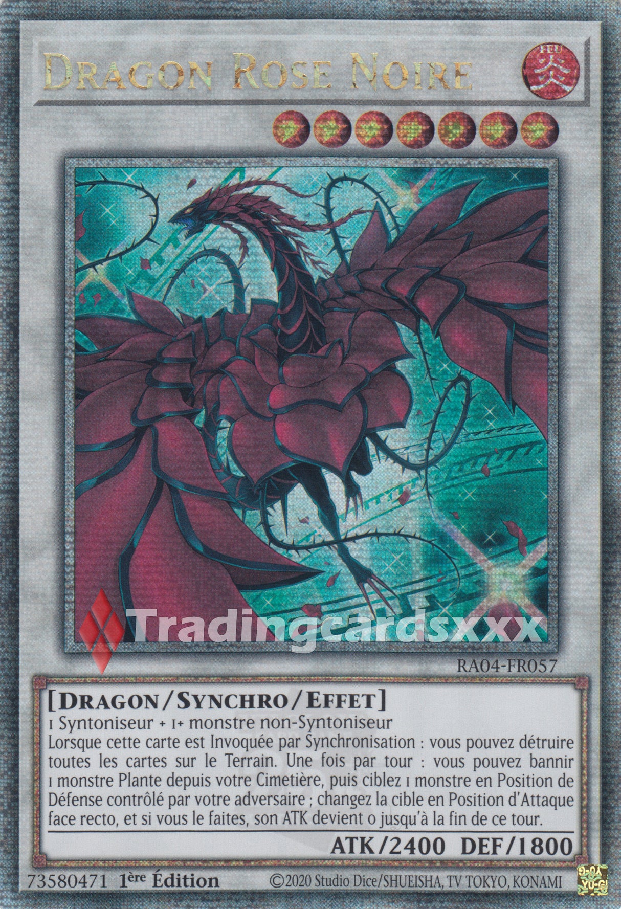 Yu-Gi-Oh! Dragon Rose Noire : RA04-FR057 - QCSE