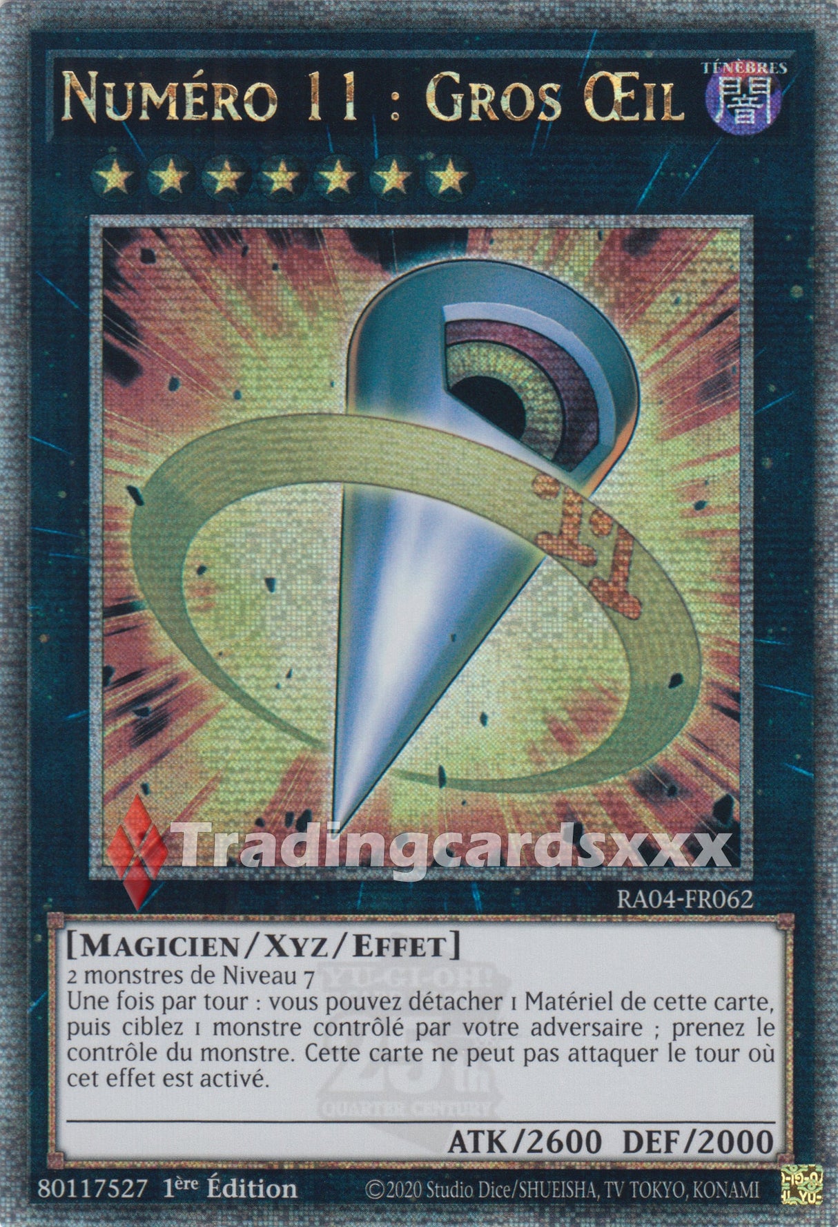 Yu-Gi-Oh! Numéro 11 : Gros Œil : RA04-FR062