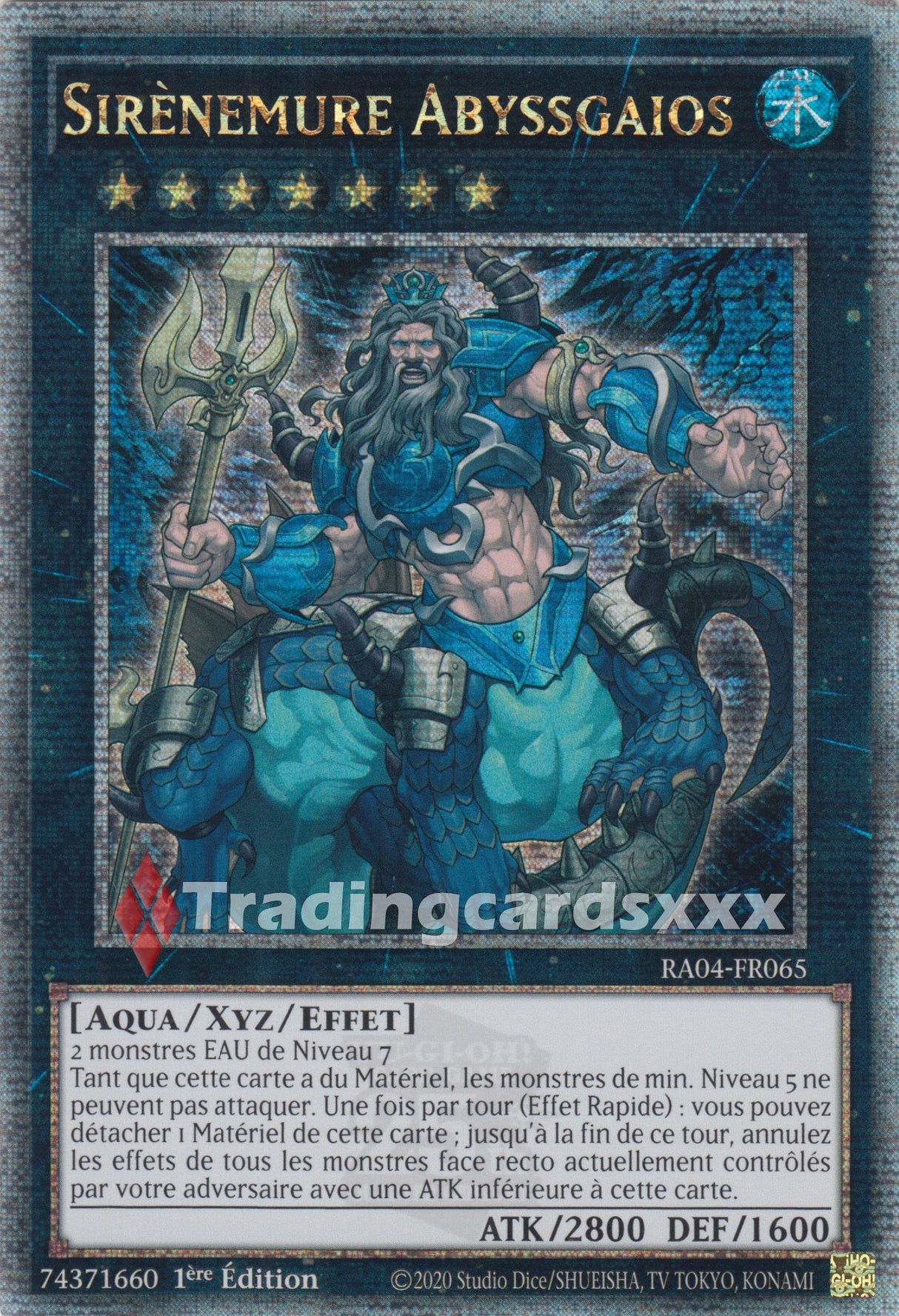 Yu-Gi-Oh! Sirènemure Abyssgaios : RA04-FR065