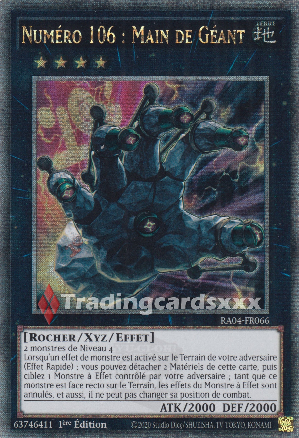 Yu-Gi-Oh! Numéro 106 : Main de Géant : RA04-FR066