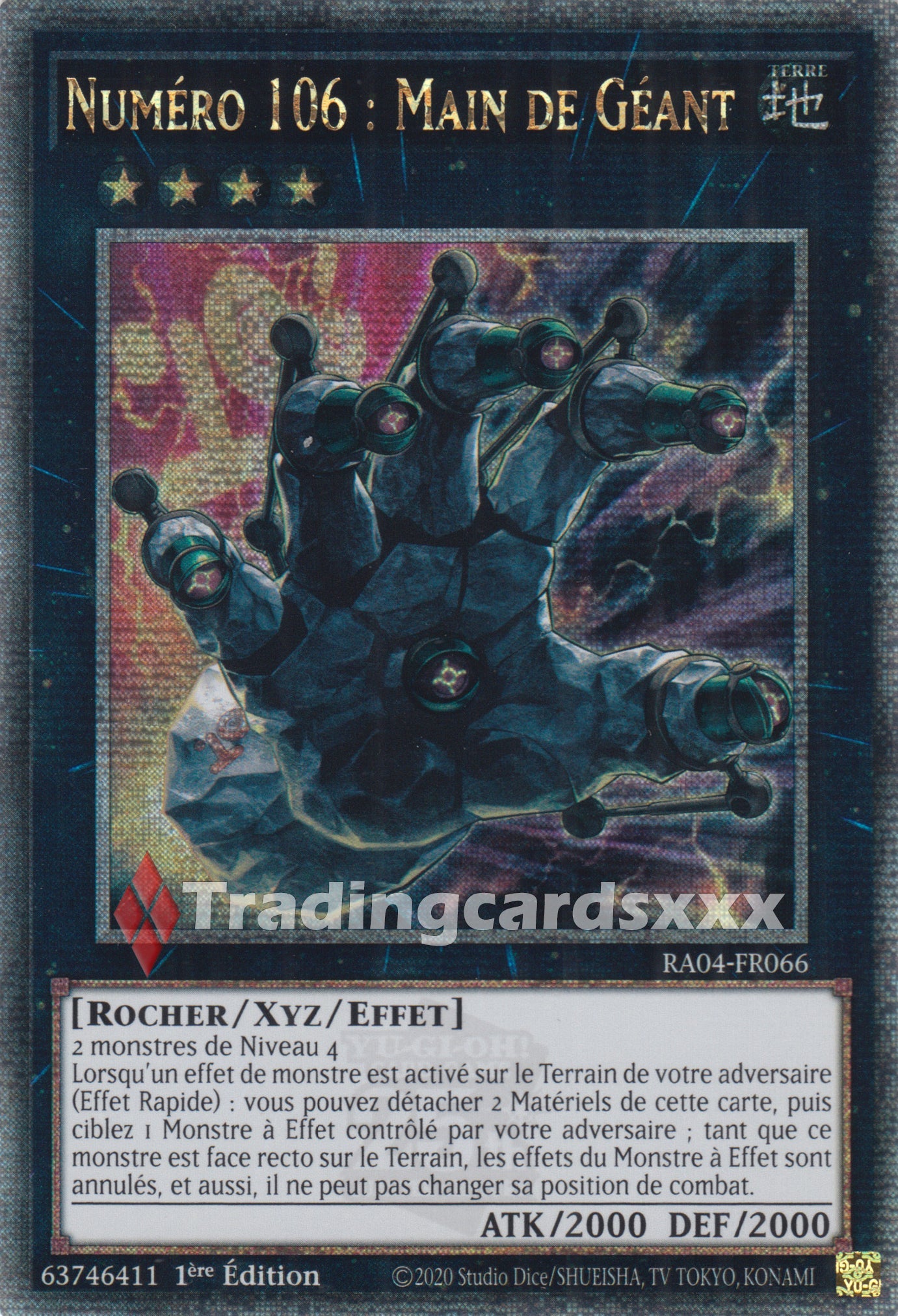 Yu-Gi-Oh! Numéro 106 : Main de Géant : RA04-FR066