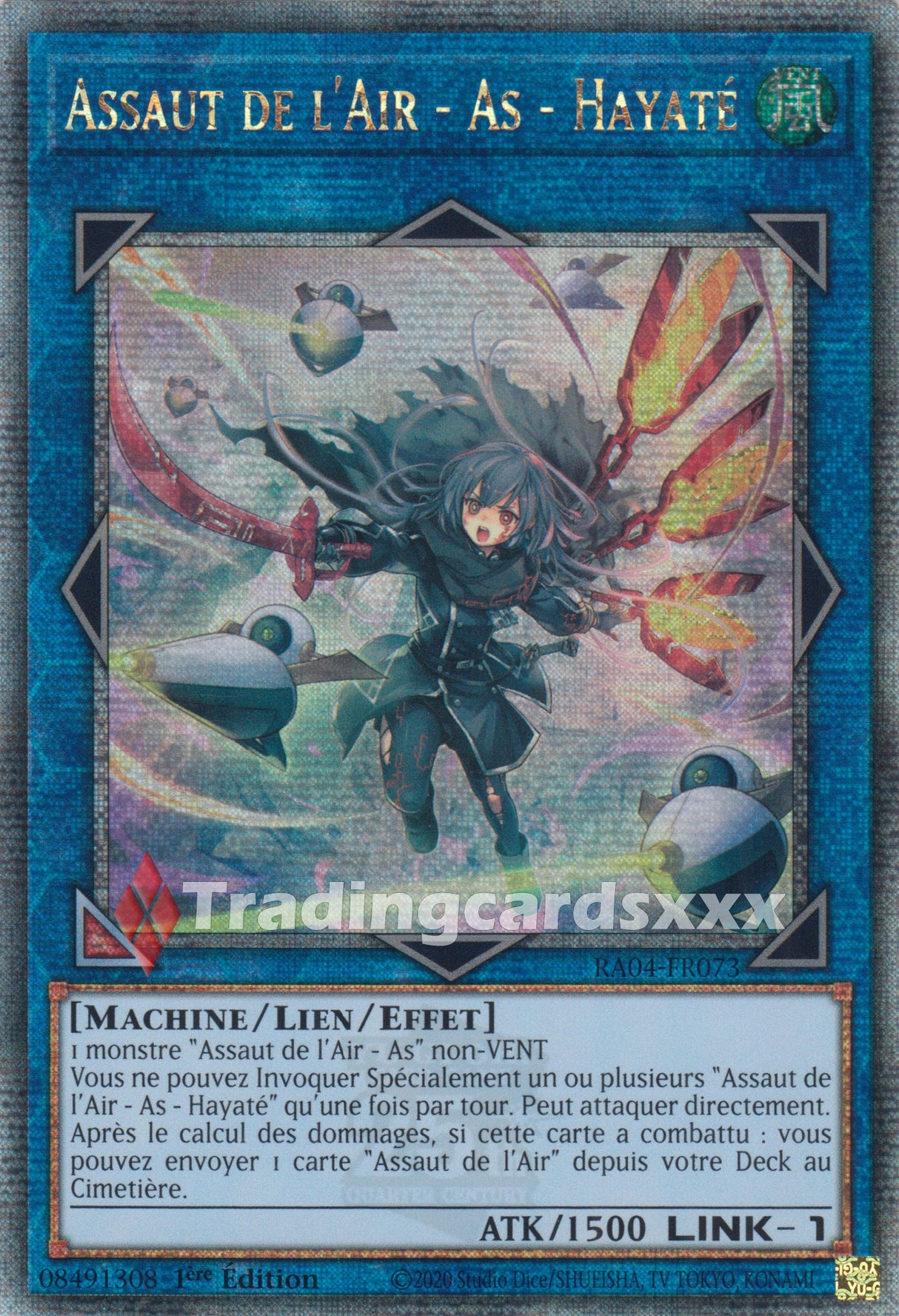 Yu-Gi-Oh! Assaut de l'Air - As - Hayaté : RA04-FR073 - QCSE