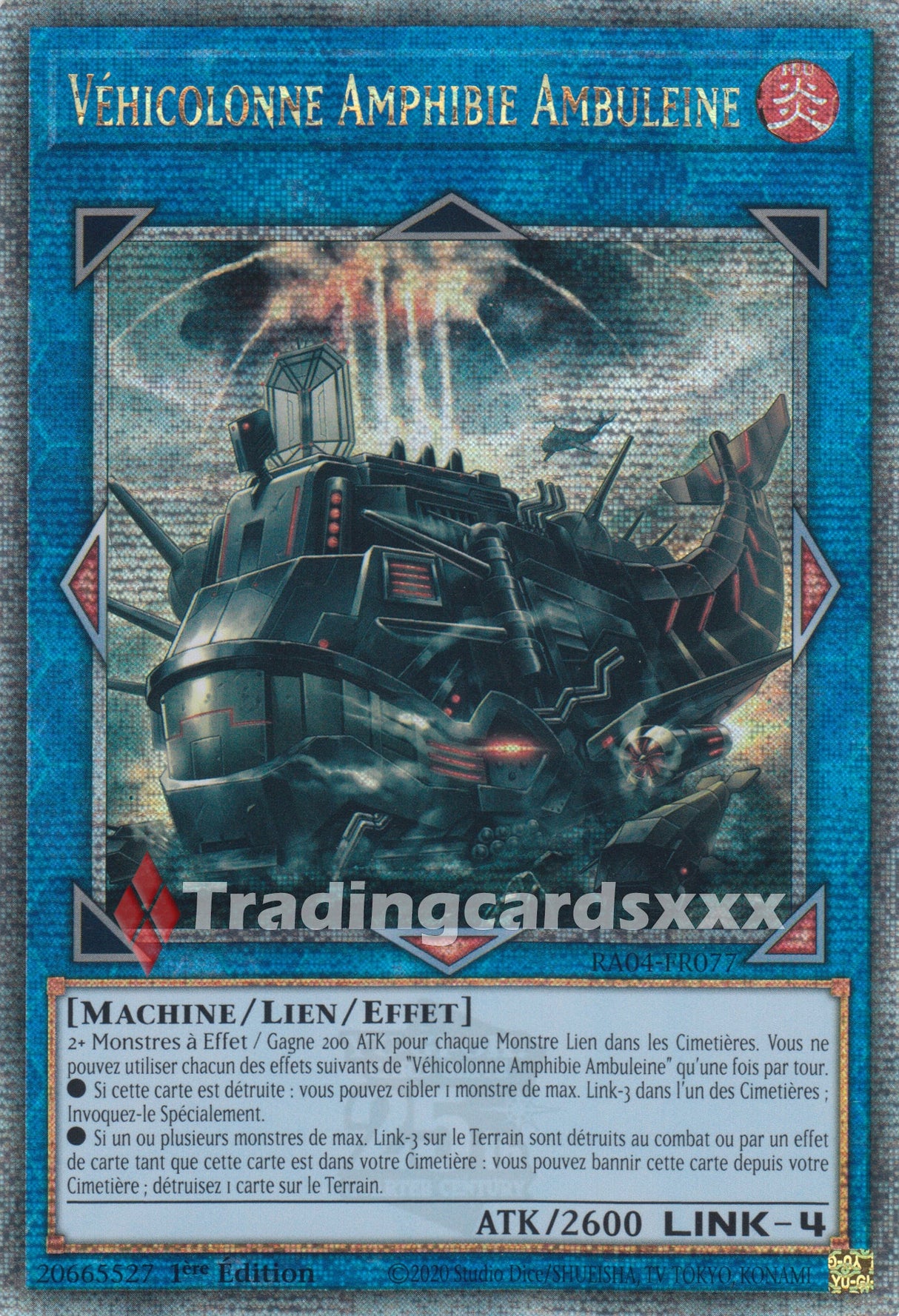 Yu-Gi-Oh! Véhicolonne Amphibie Ambuleine : RA04-FR077