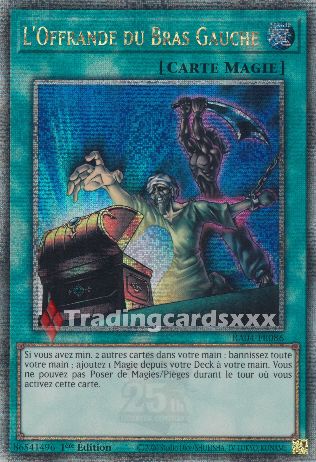 Yu-Gi-Oh! L'Offrande du Bras Gauche : RA04-FR086