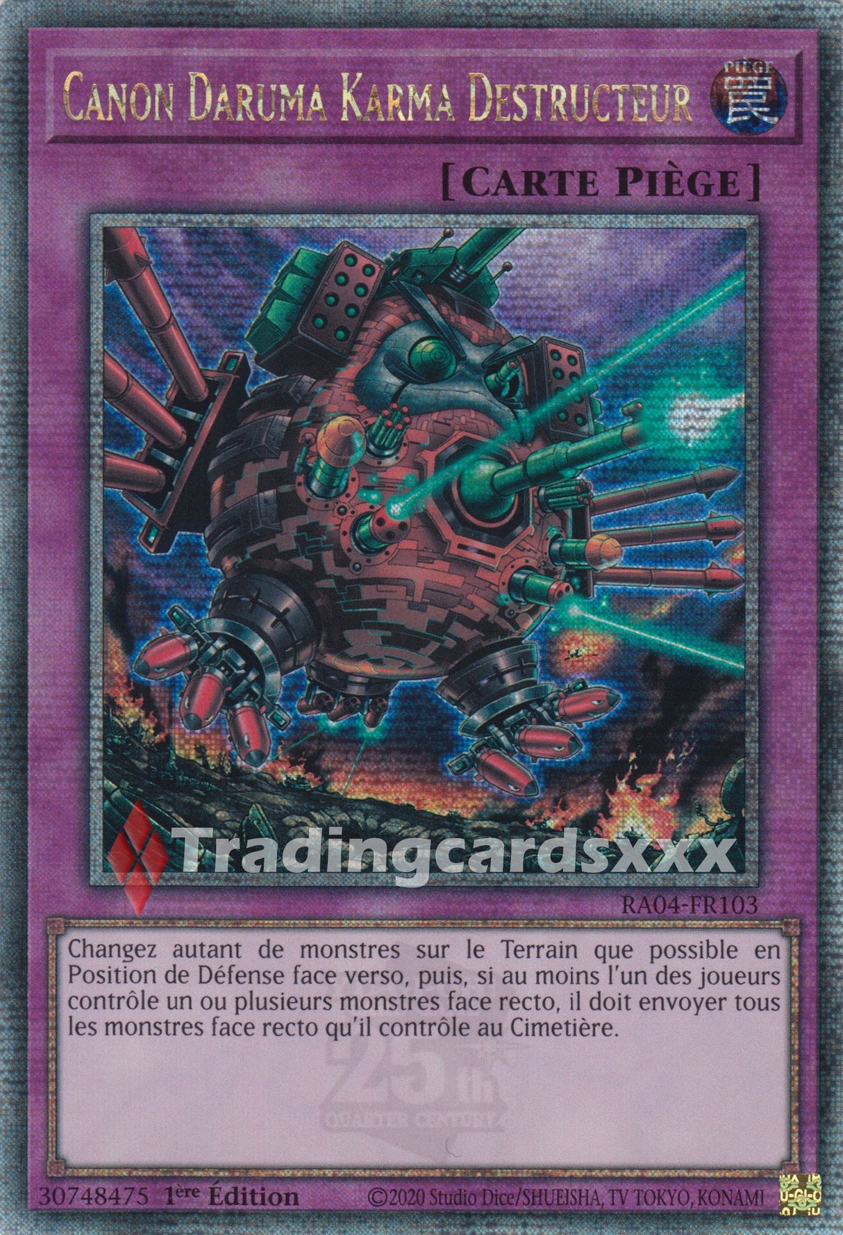 Yu-Gi-Oh! Canon Daruma Karma Destructeur : RA04-FR103