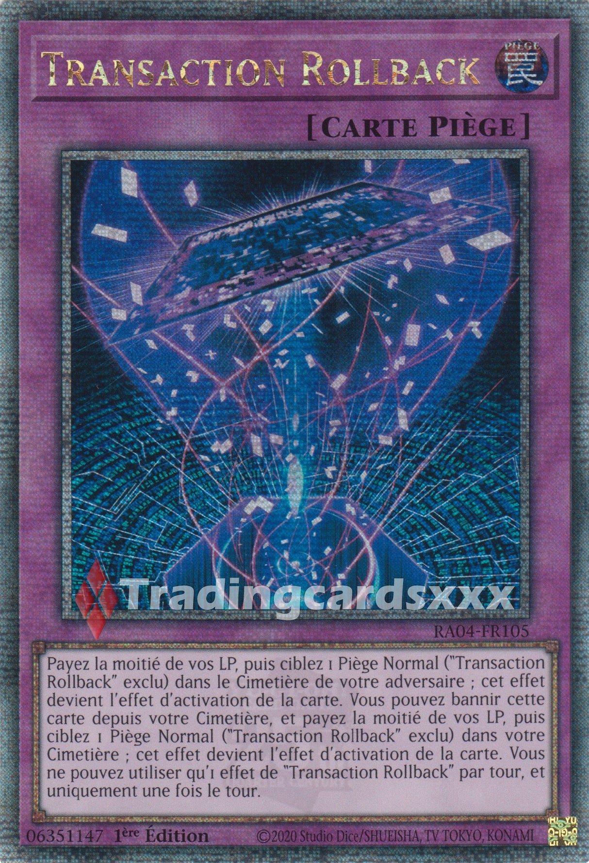 Yu-Gi-Oh! Transaction Rollback : RA04-FR105