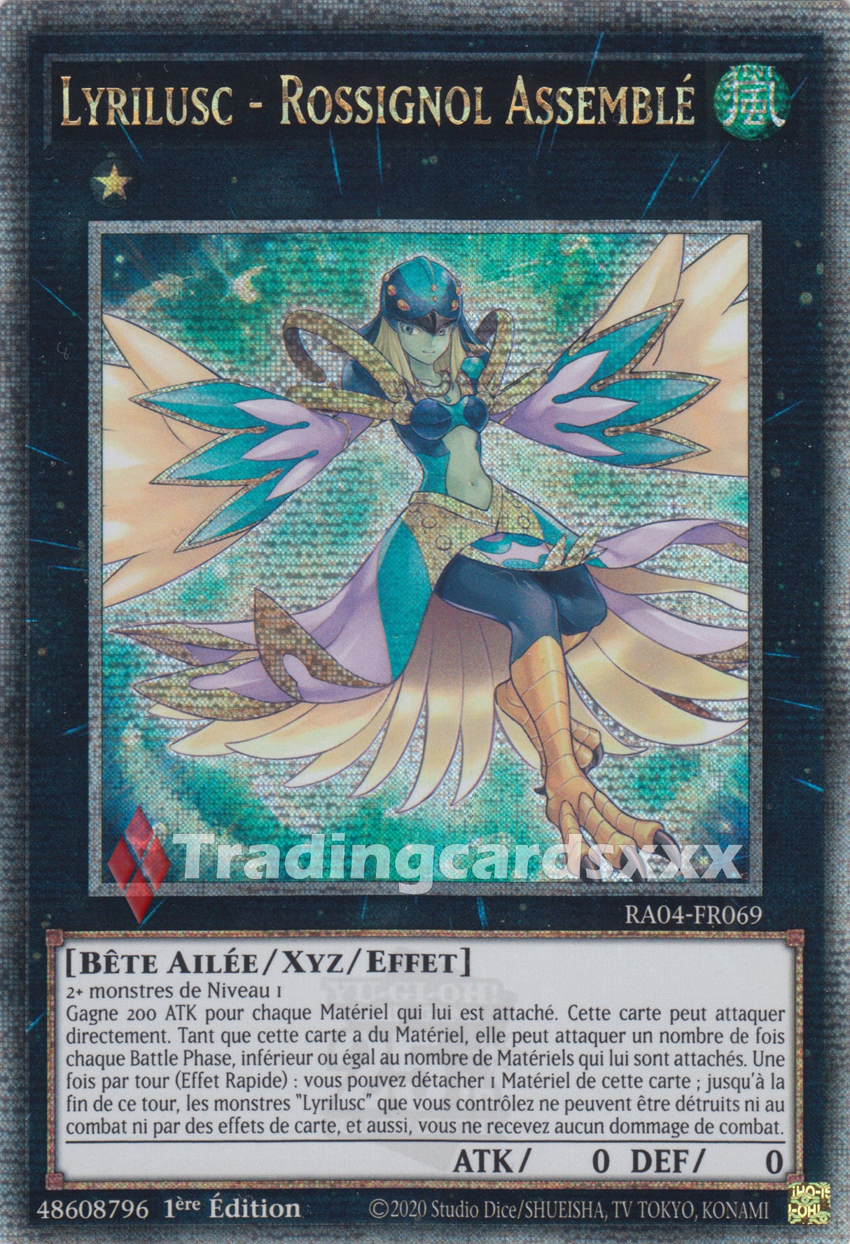 Yu-Gi-Oh! Lyrilusc - Rossignol Assemblé : RA04-FR069