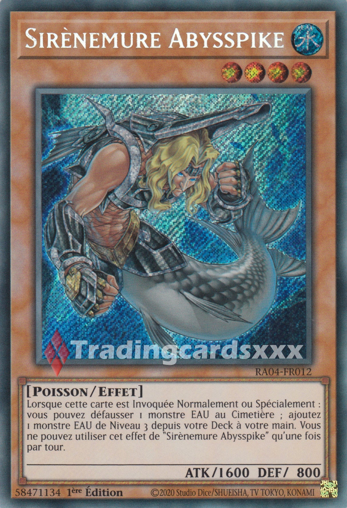 Yu-Gi-Oh! Sirènemure Abysspike : RA04-FR012