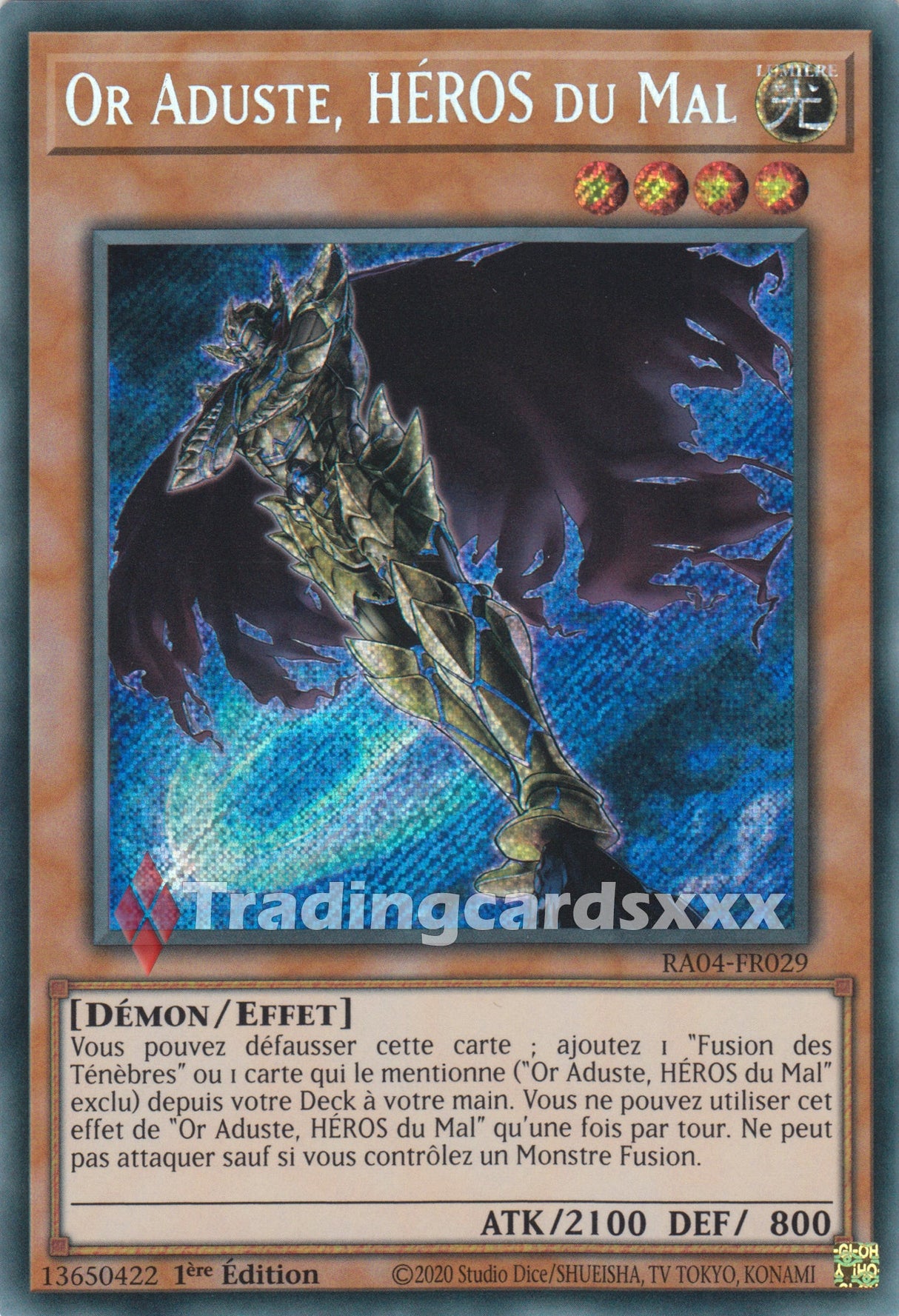 Yu-Gi-Oh! Or Aduste, HÉROS du Mal : RA04-FR029