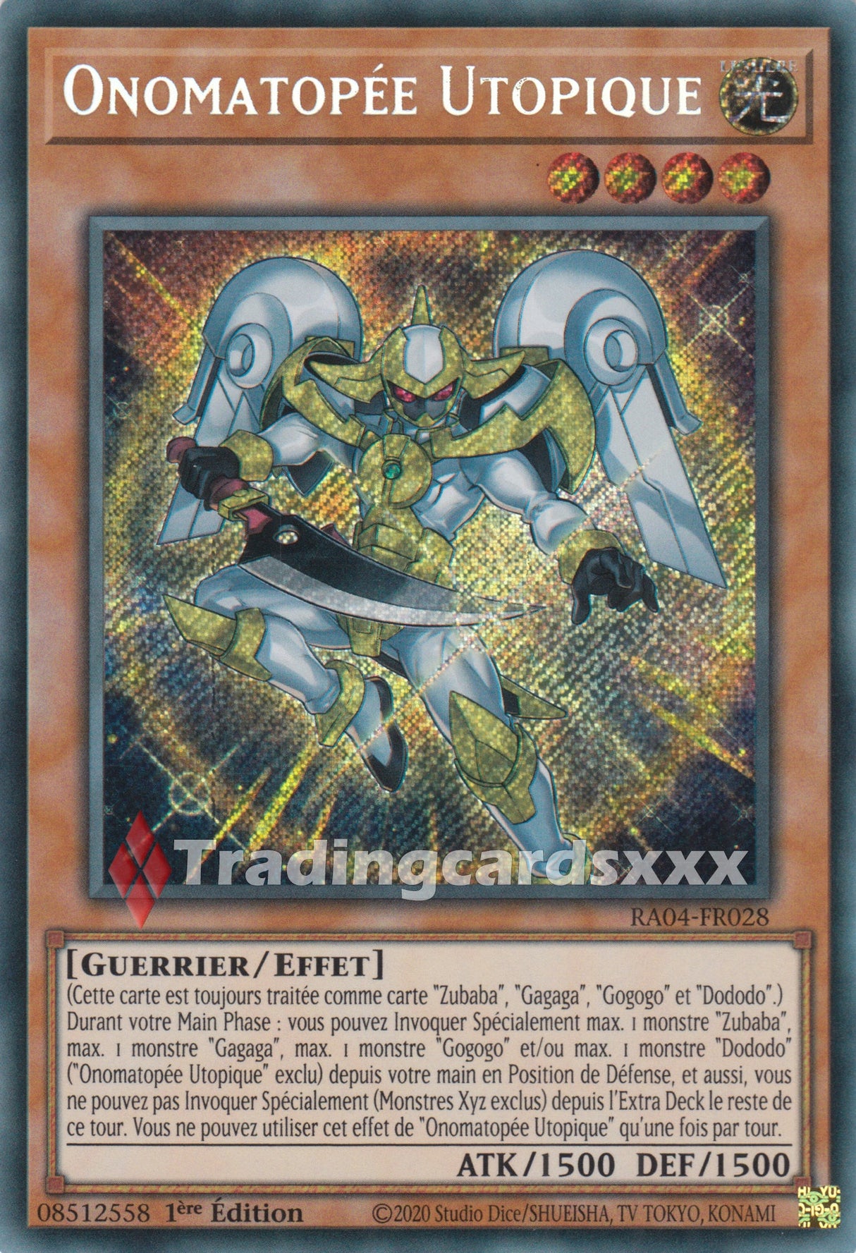 Yu-Gi-Oh! Onomatopée Utopique : RA04-FR028