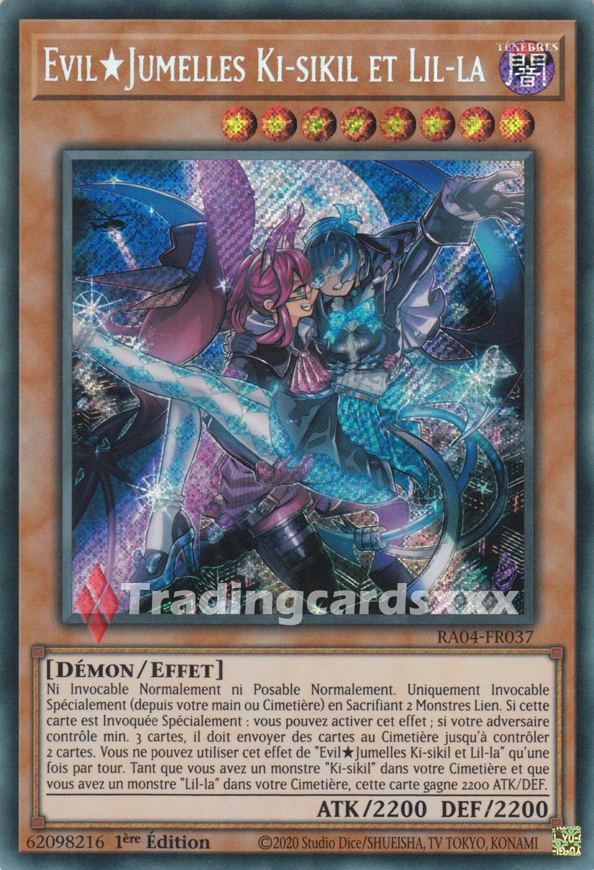 Yu-Gi-Oh! Evil★Jumelles Ki-sikil et Lil-la : RA04-FR037