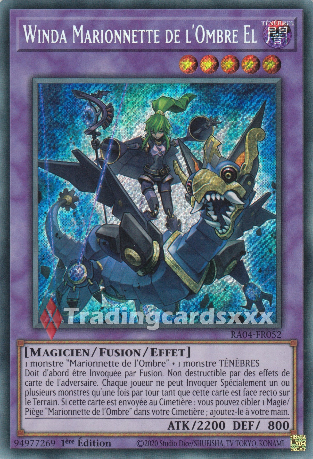 Yu-Gi-Oh! Winda Marionnette de l'Ombre El : RA04-FR052