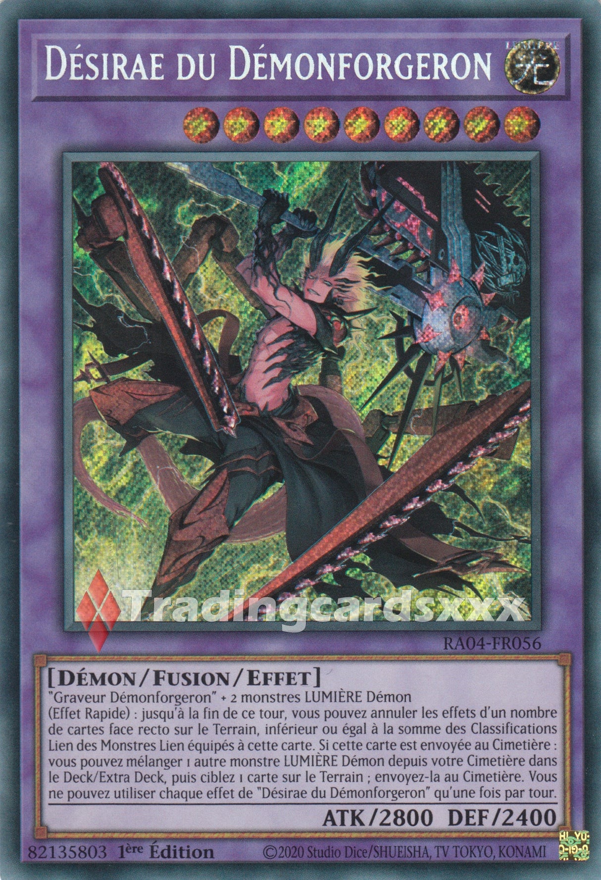 Yu-Gi-Oh! Désirae du Démonforgeron : RA04-FR056