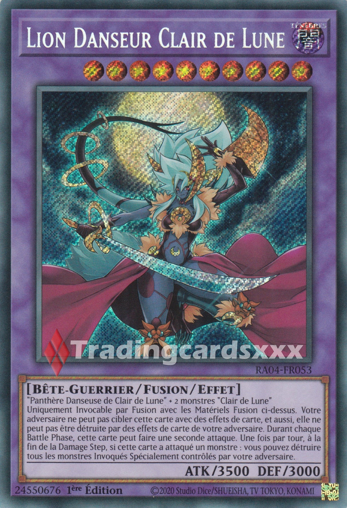 Yu-Gi-Oh! Lion Danseur Clair de Lune : RA04-FR053