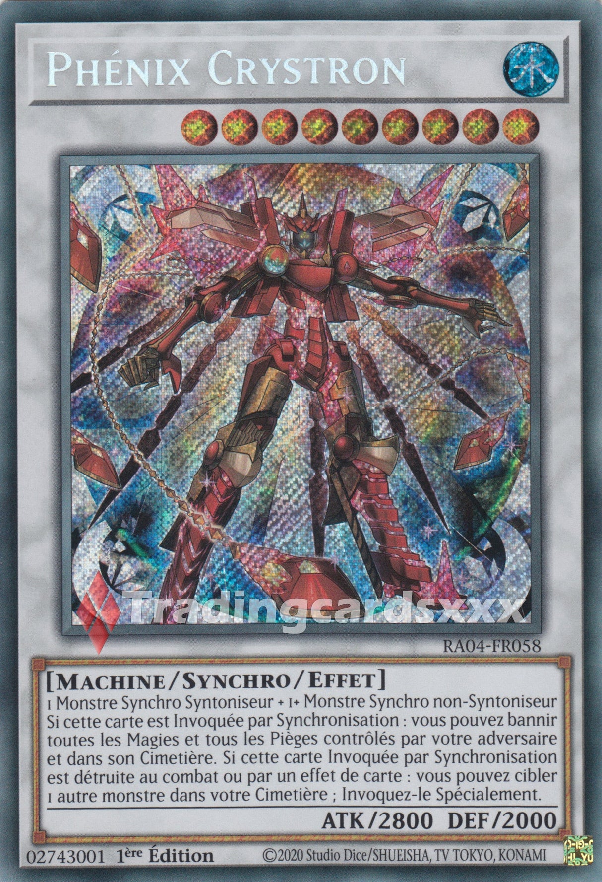 Yu-Gi-Oh! Phénix Crystron : RA04-FR058